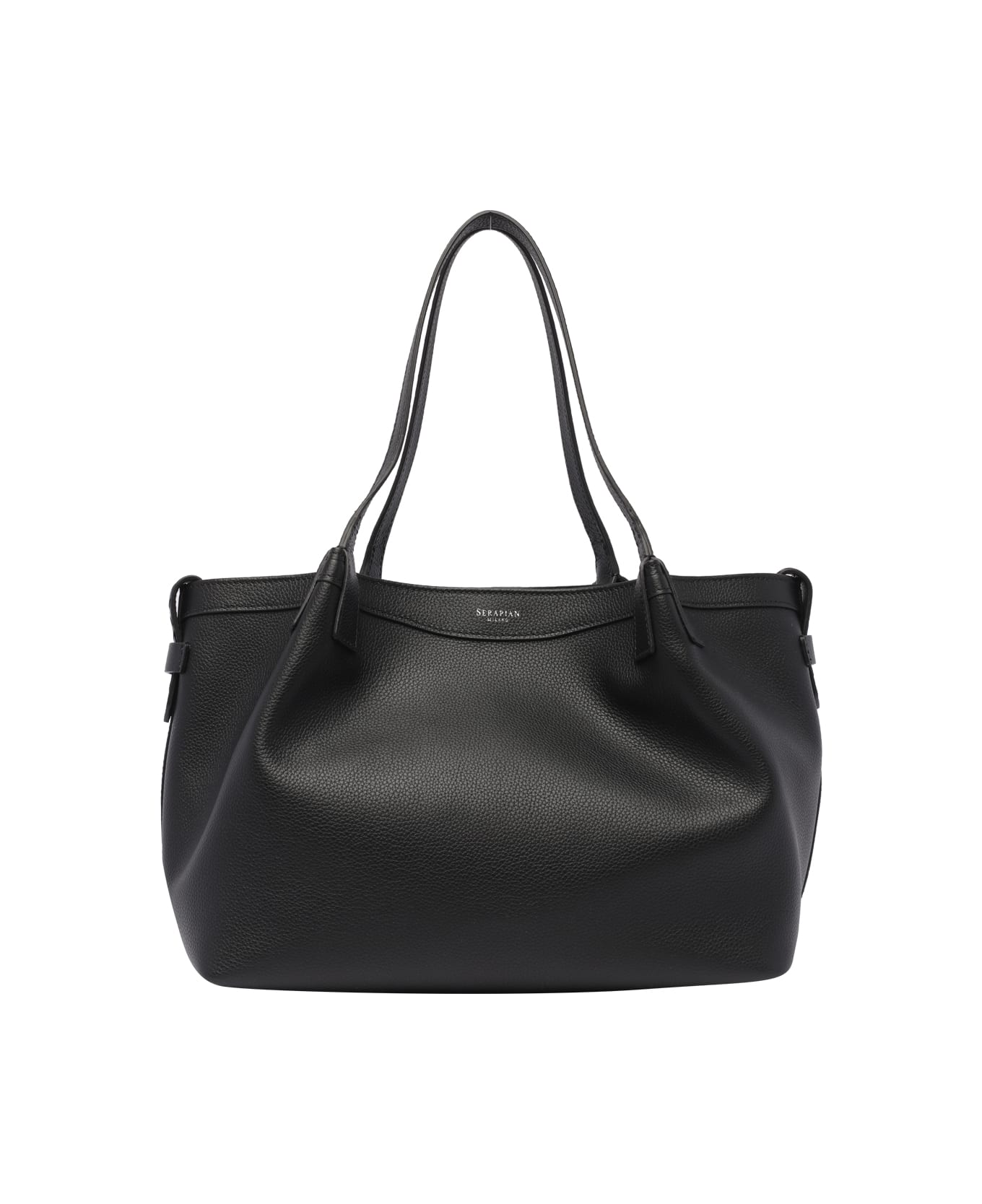Serapian Small Secret Bag - Black