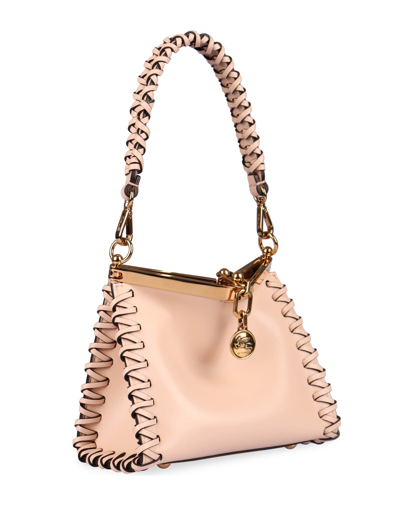 Etro Pink Vela Mini Bag With Thread Work - Pink ショルダーバッグ