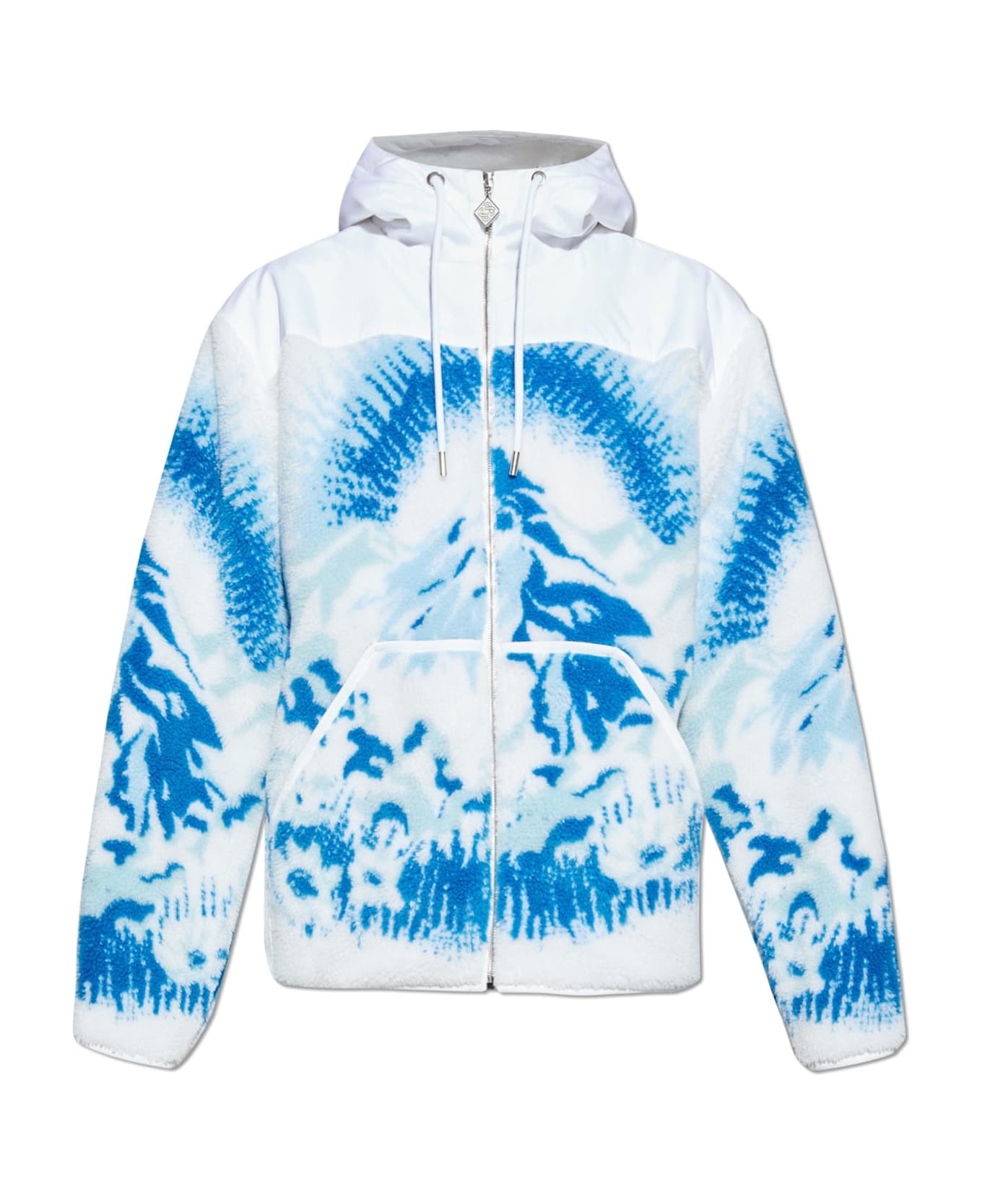 Casablanca Jacket With Hood - WHITE/BLUE