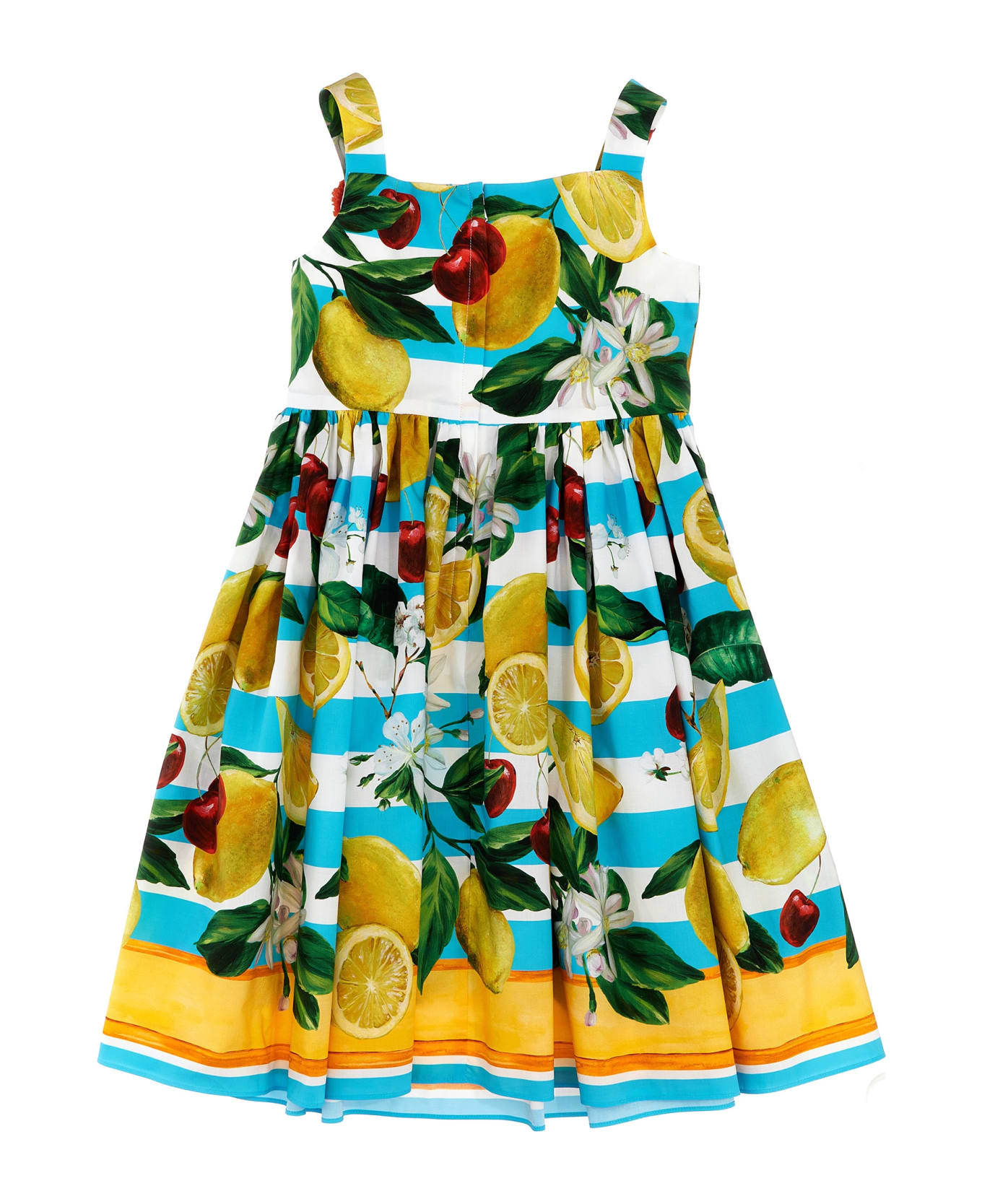 Dolce polo & Gabbana Fruit Print Dress - Multicolor