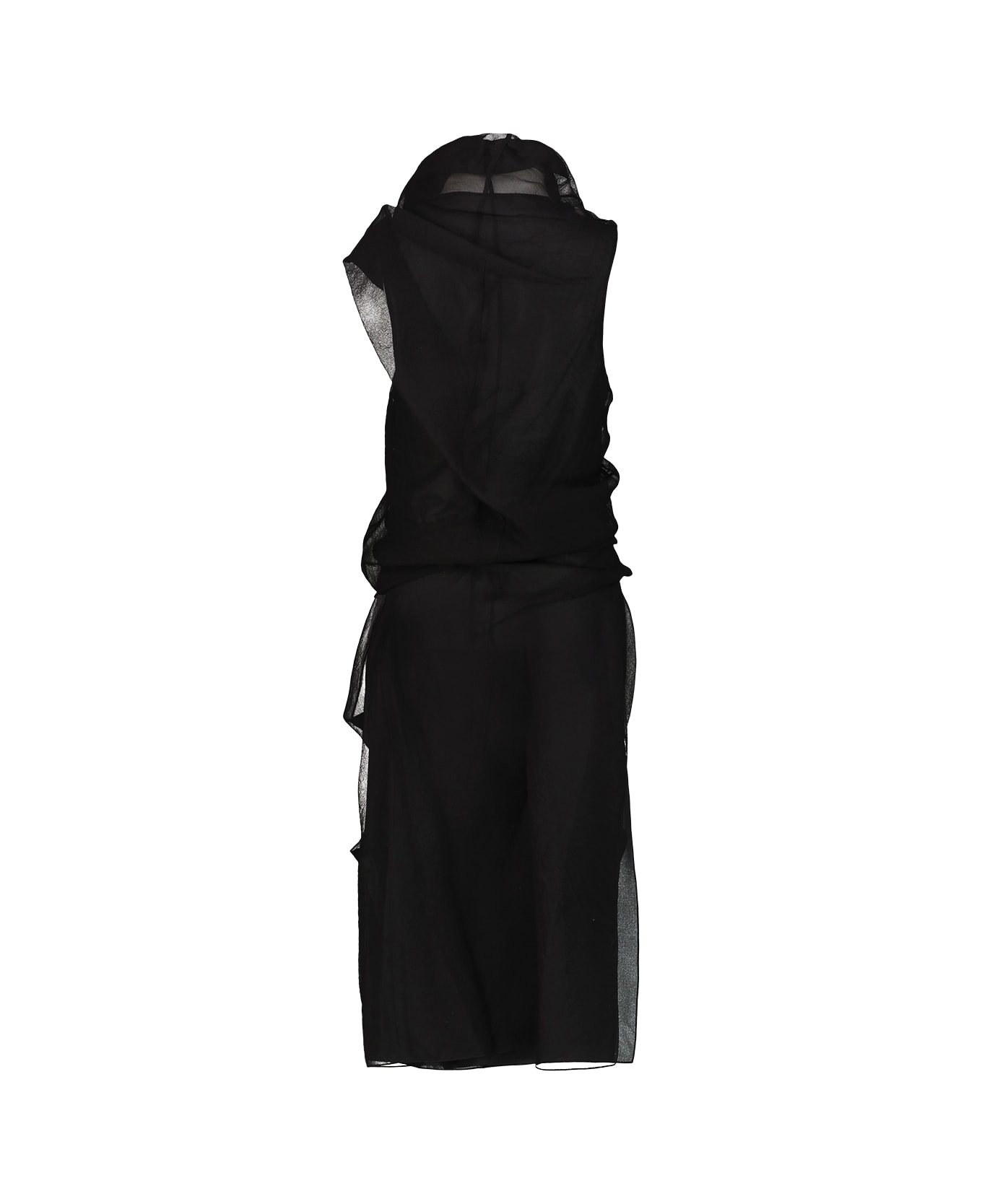 Khaite 
jeanty
 Black Silk Dress - Black
