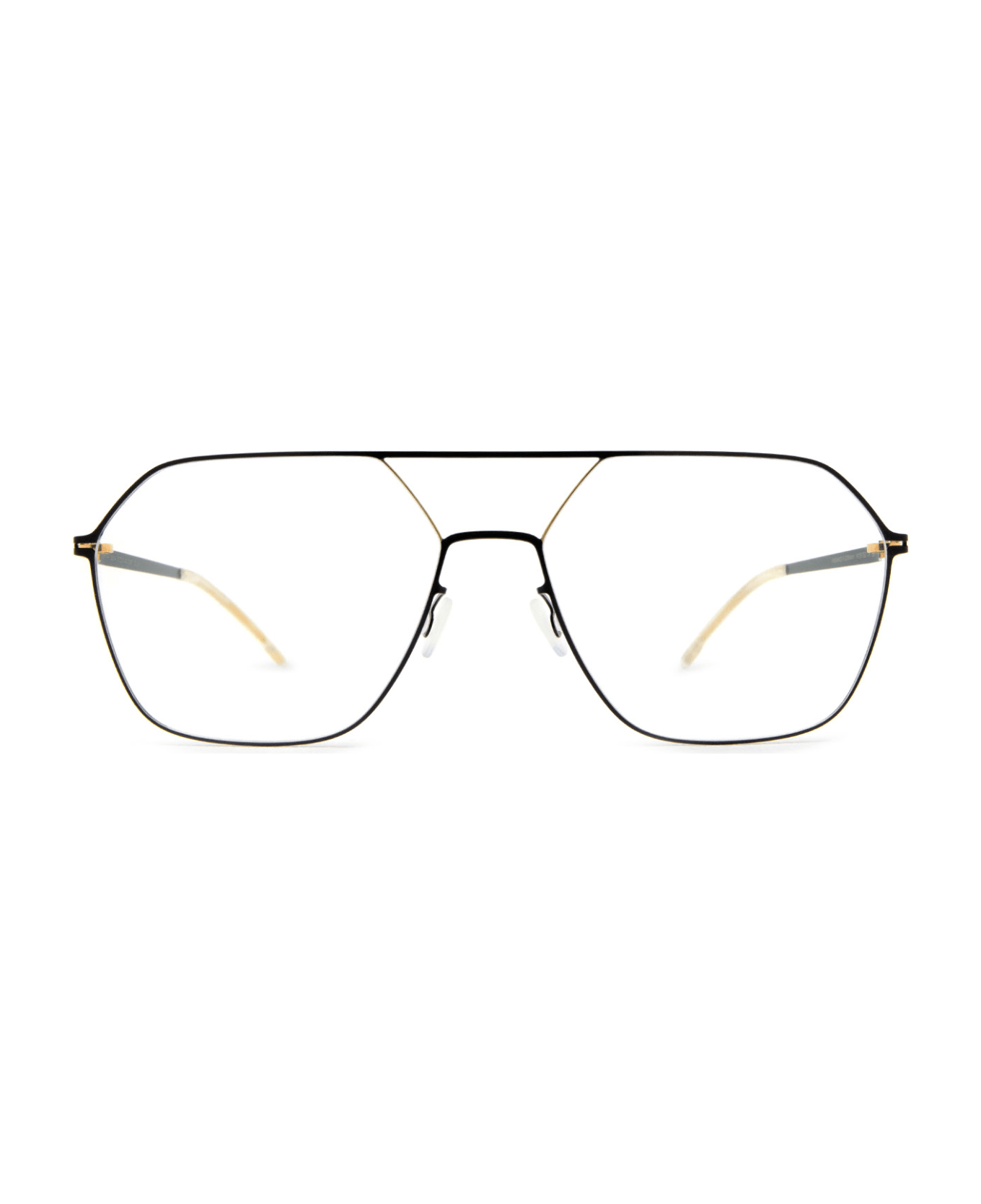 Mykita Jelva Gold/jet Black Glasses - Gold/Jet Black