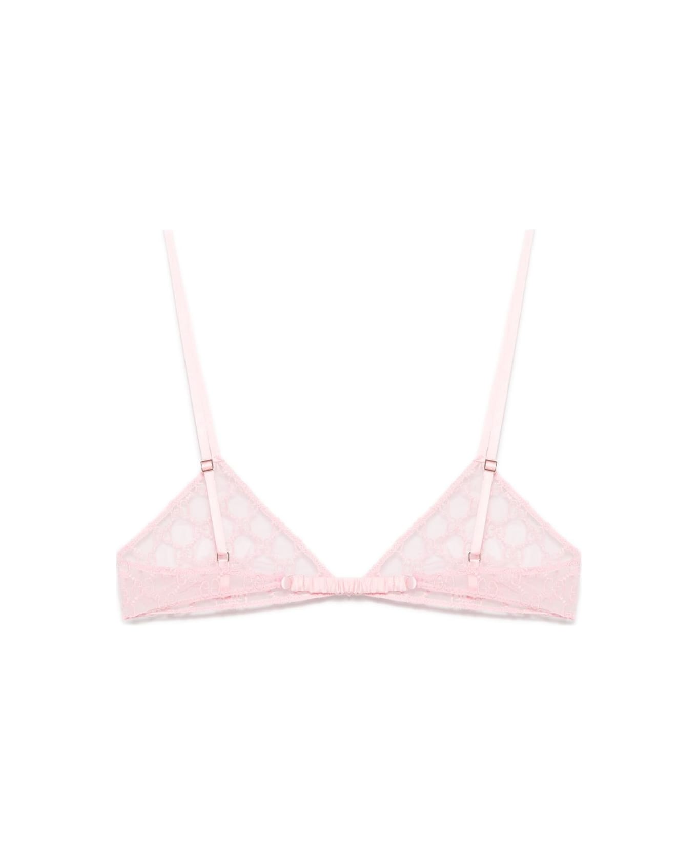 Gucci Gg Tulle Bra - Pink