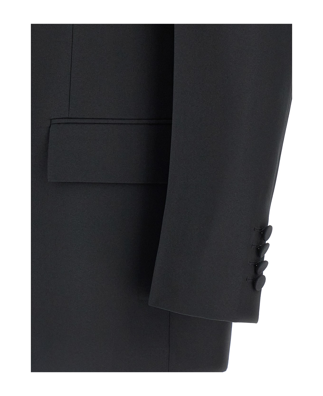 Gucci Double-breasted Technical Panama Blazer - Black  