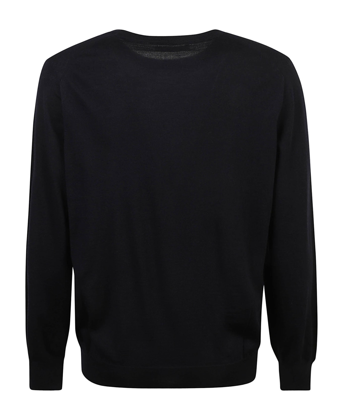 Brunello Cucinelli Round Neck Sweater - Navy/Grey
