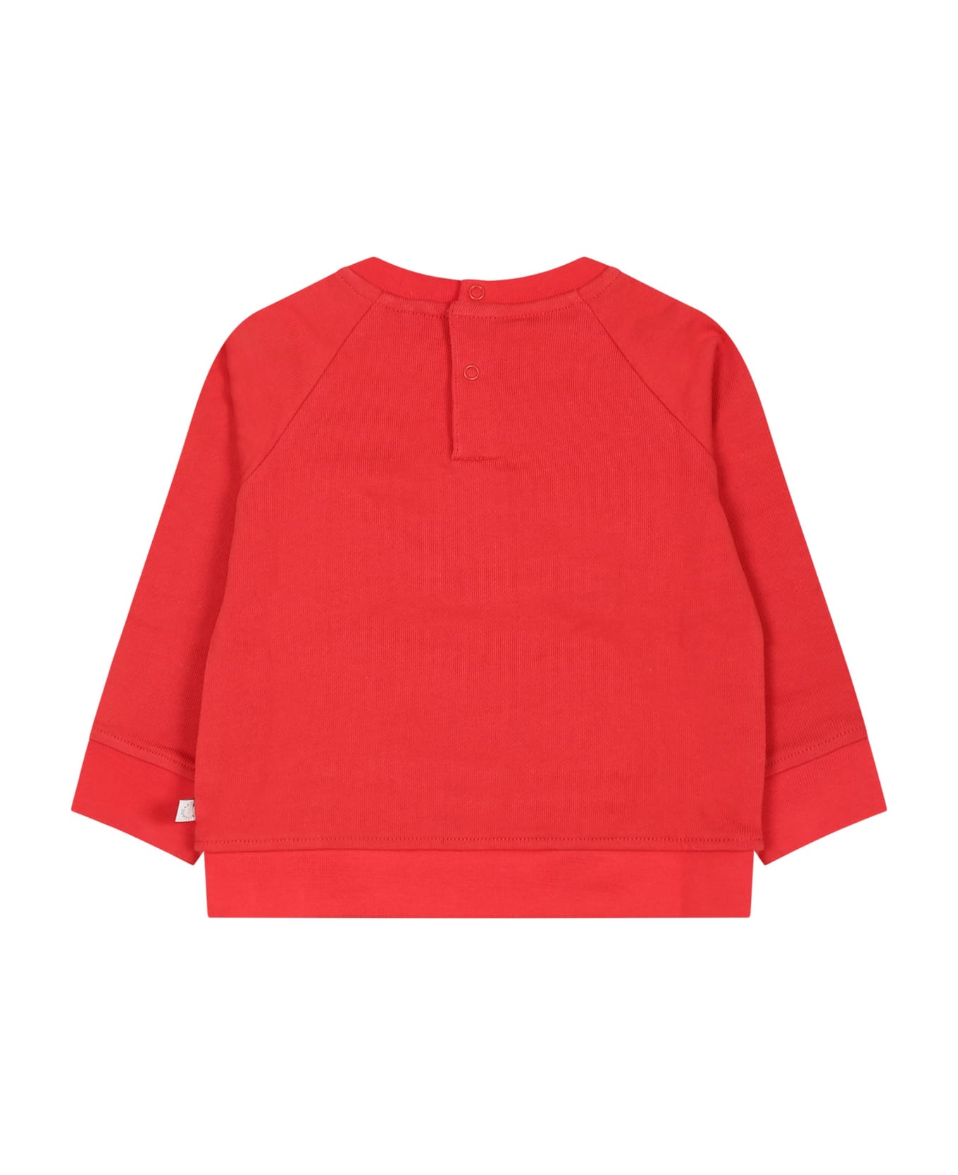 Stella McCartney Kids Red Sweatshirt For Baby Kids With Print - Red
