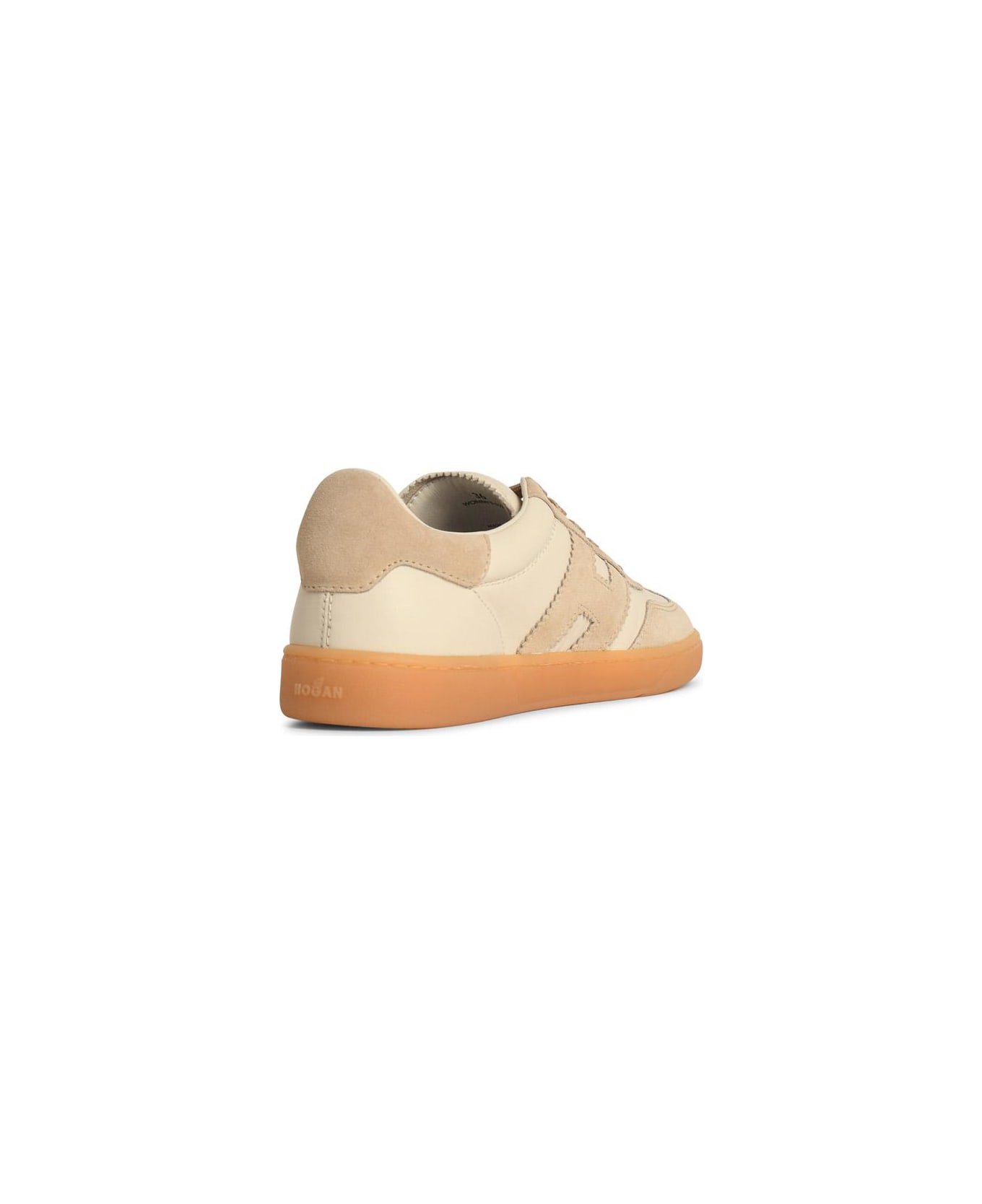 Hogan 'cool' Beige Leather Sneakers - Beige