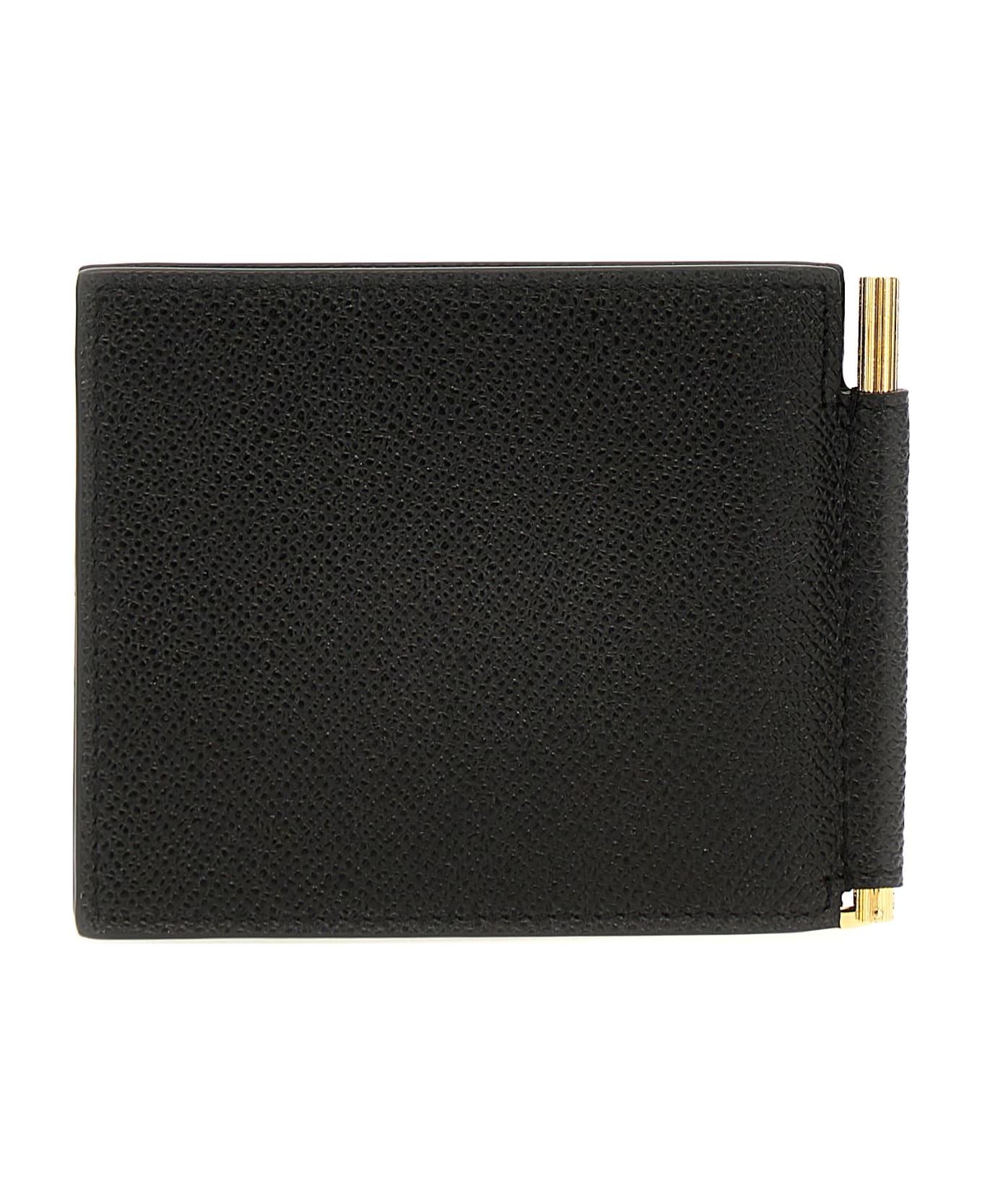 Tom Ford Logo Leather Cardholder - Black 財布