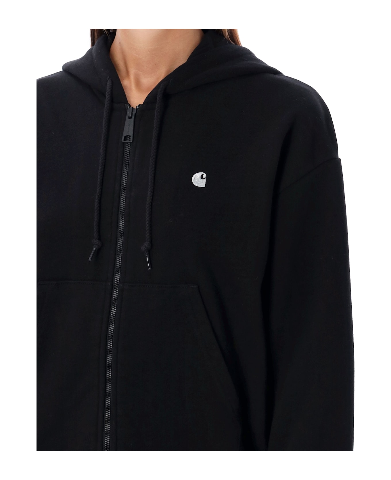 Carhartt Hooded Casey Jacket - BLACK