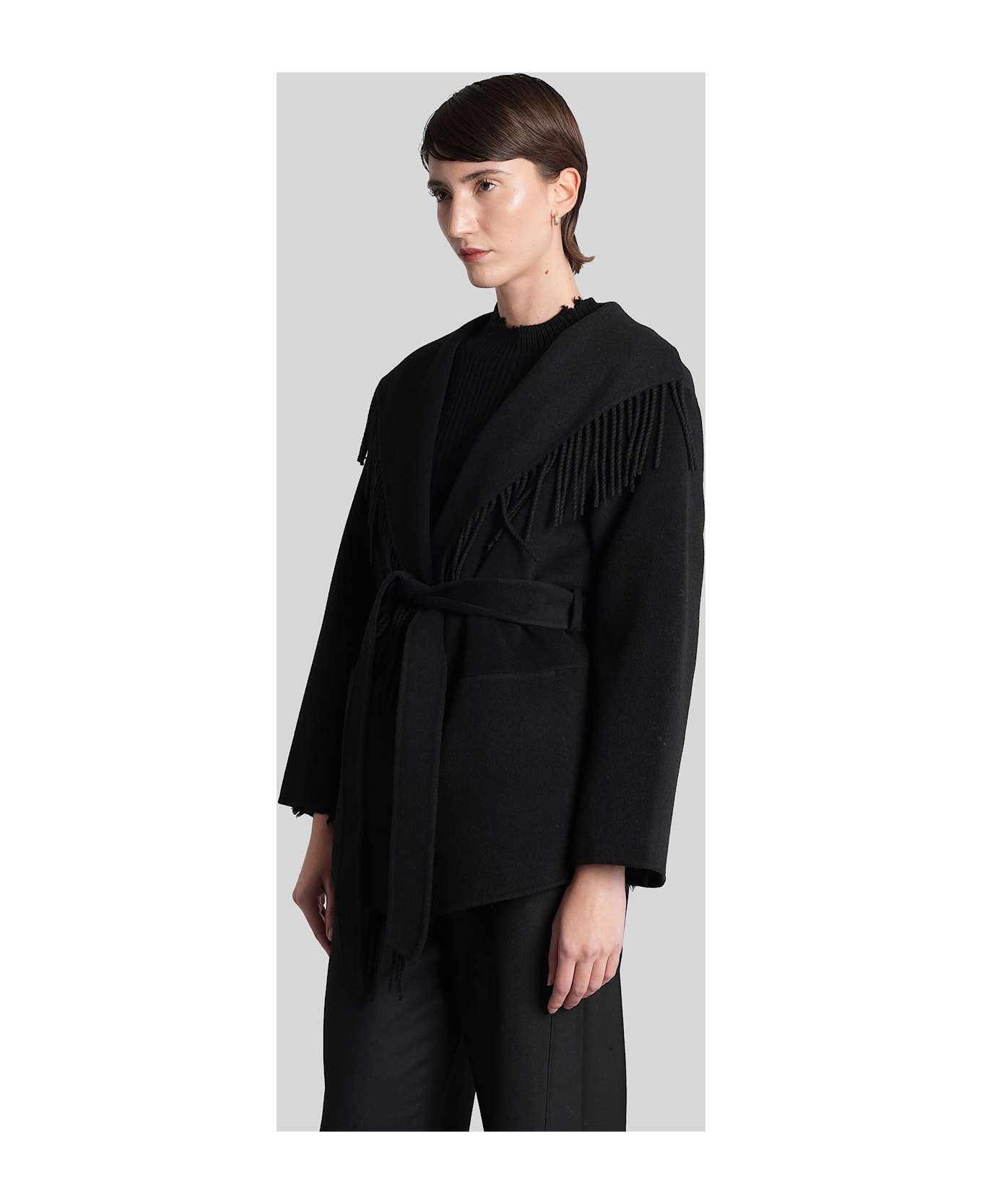 Simkhai Rowen In Black Wool - black