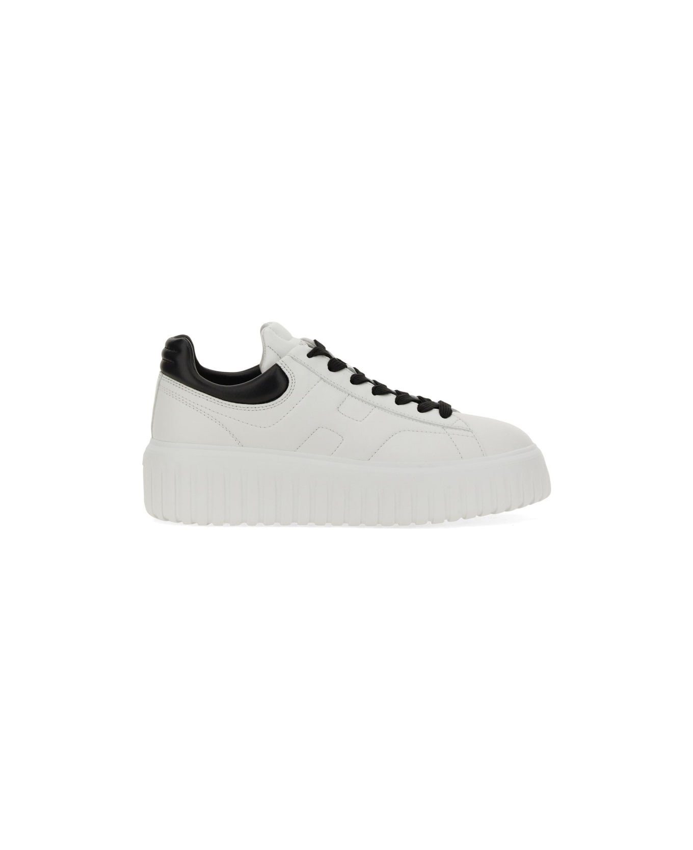 Hogan Sneaker H-stripes - WHITE