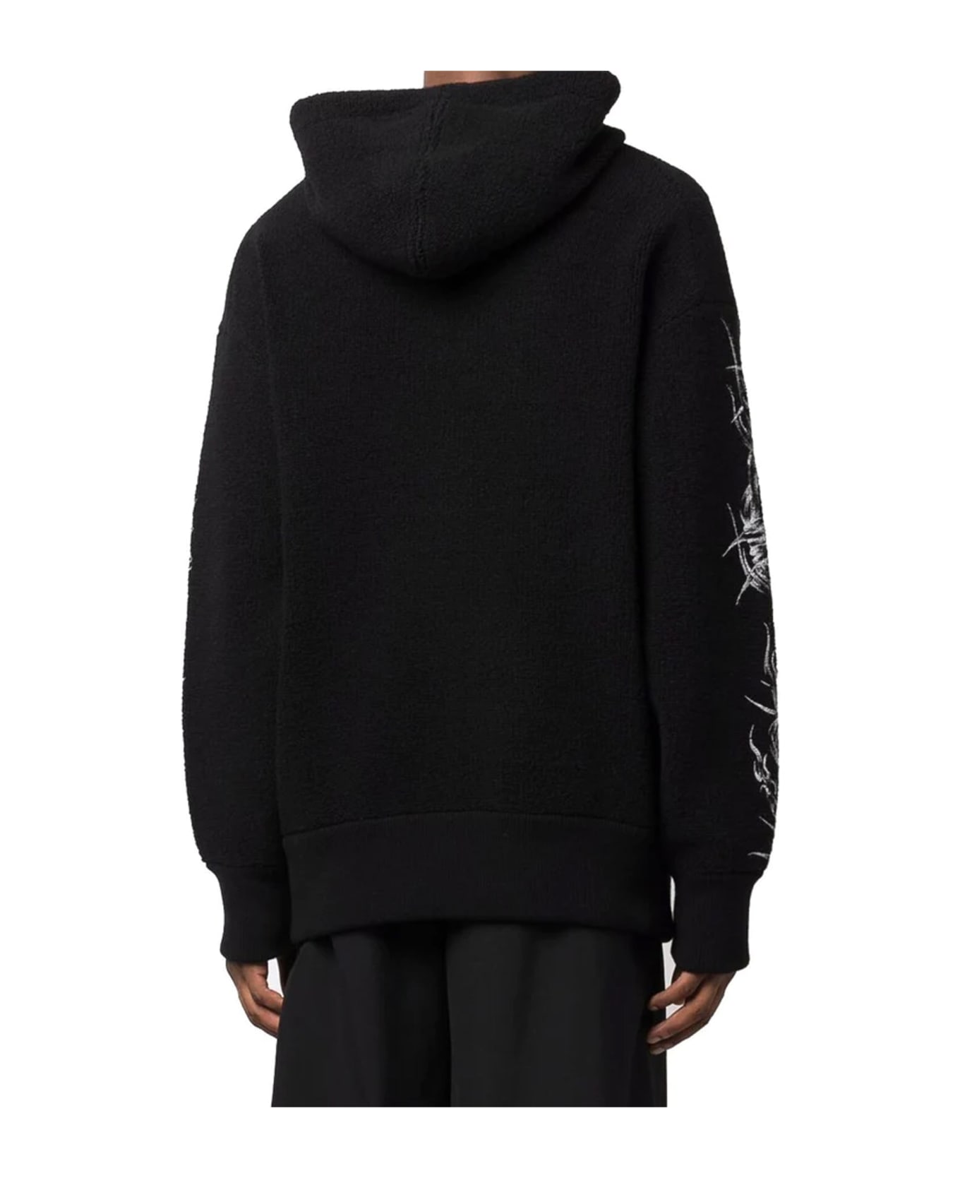 Givenchy Wool Zipped Hoodie - Black カーディガン