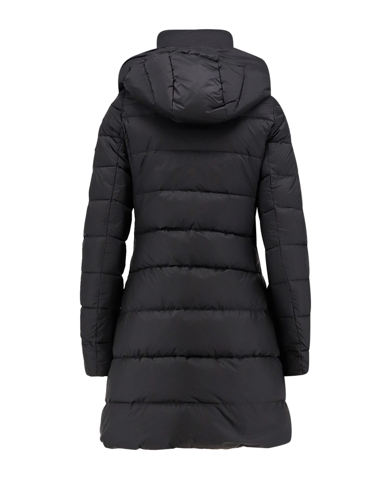 TATRAS Long Nylon Down Jacket - Black