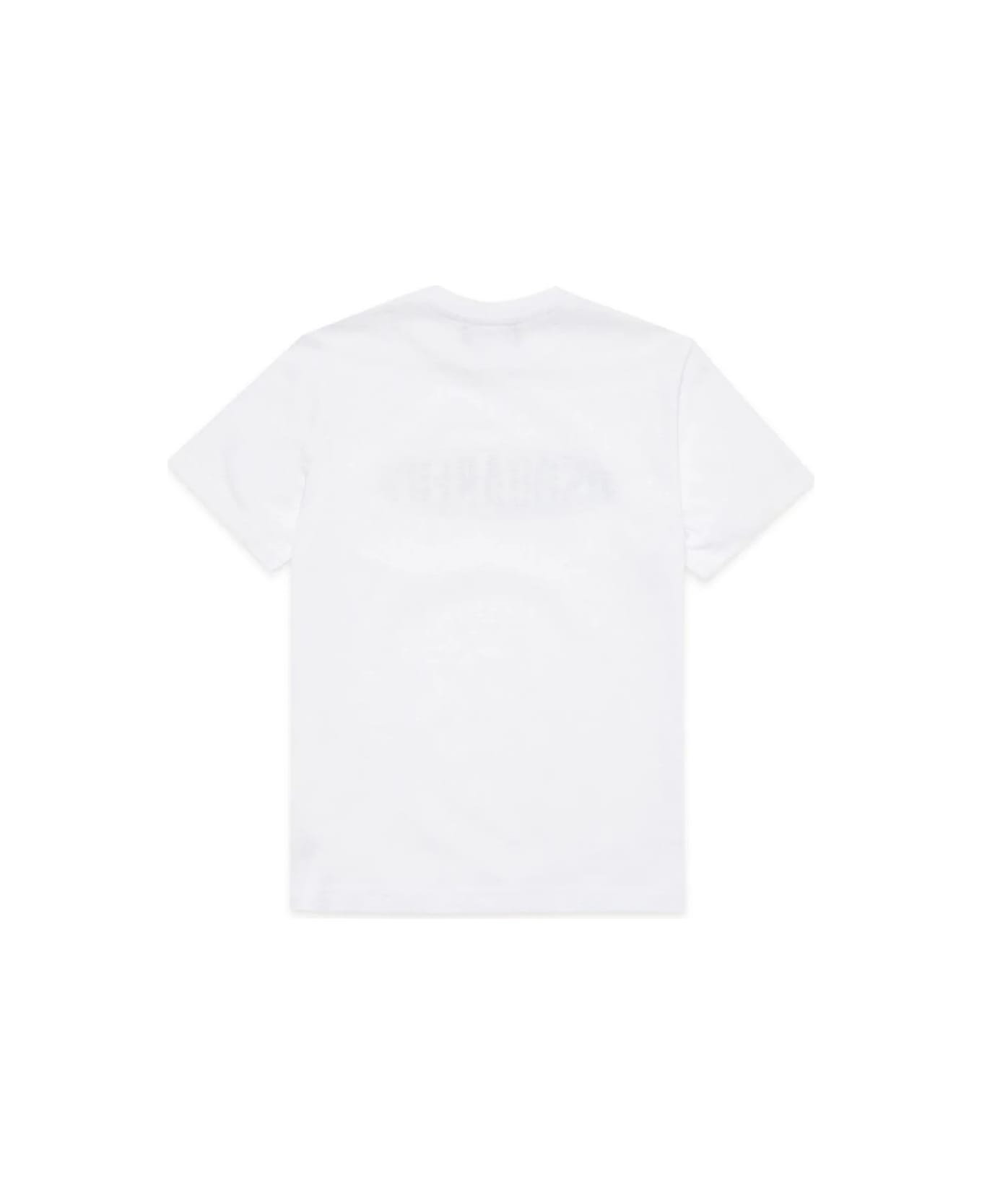 Dsquared2 White T-shirt With Dsquared2 Print - White
