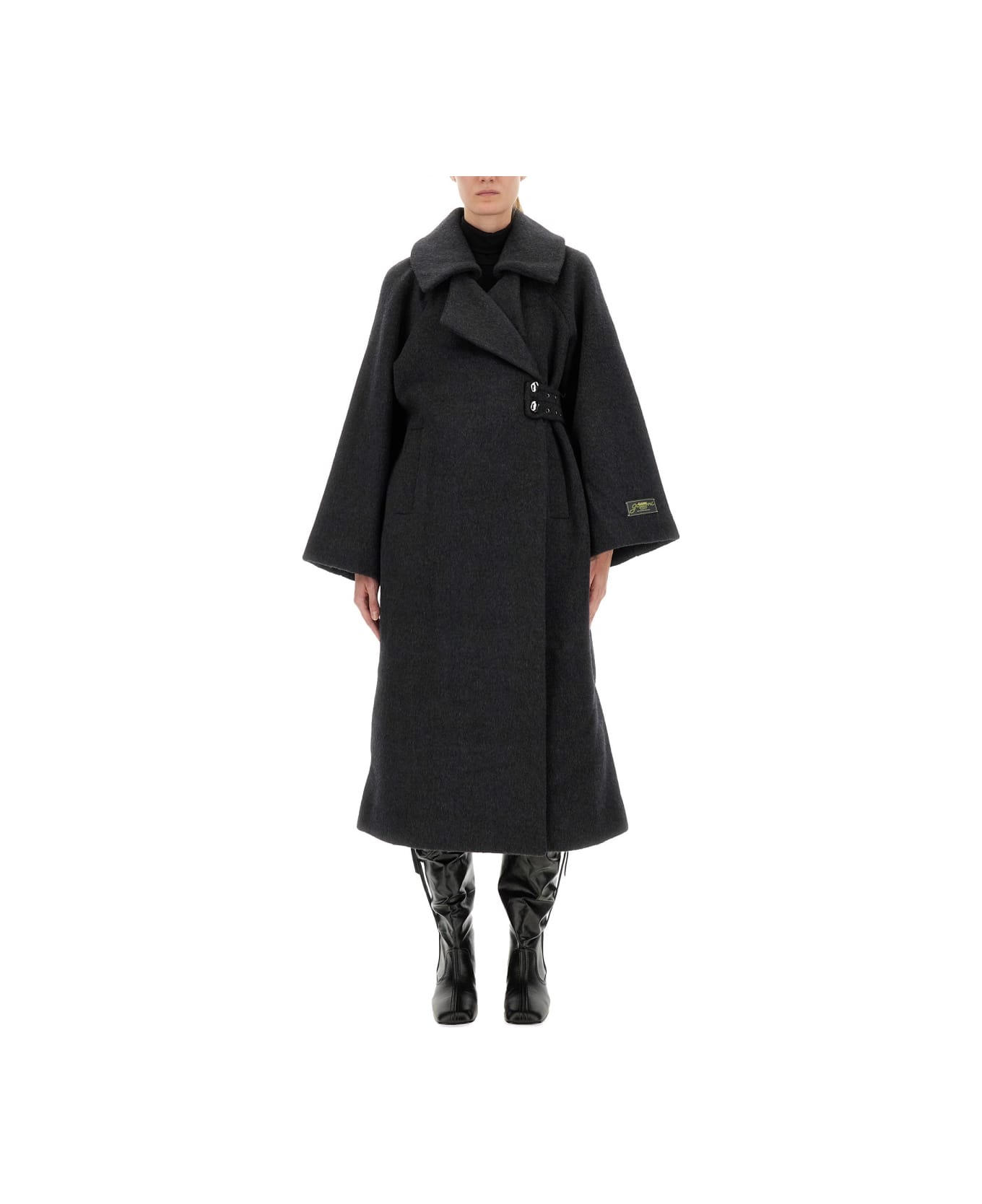 Ganni Wool Coat - GREY