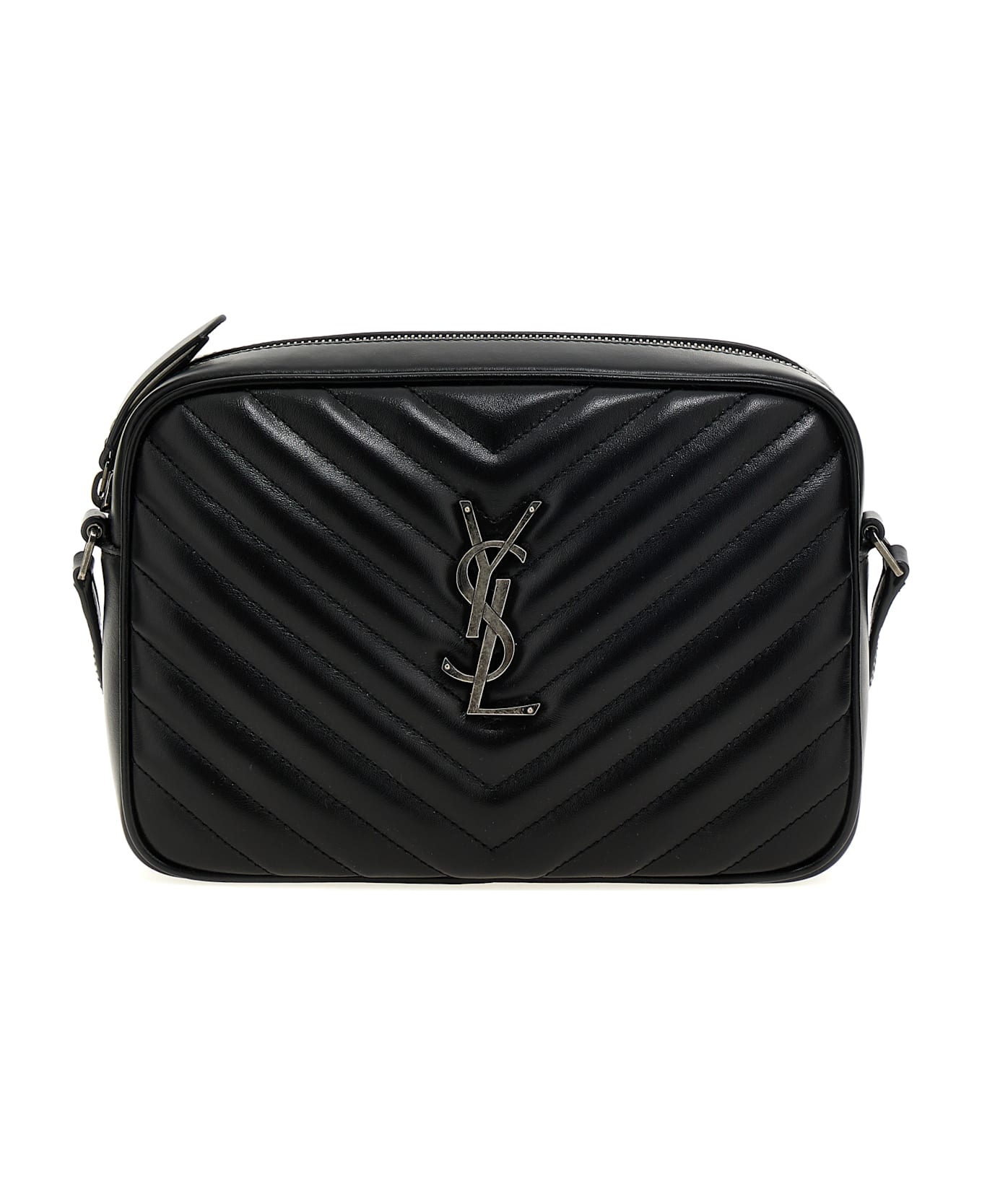 Saint Laurent 
camera Bag Lou
 Crossbody Bag - BLACK