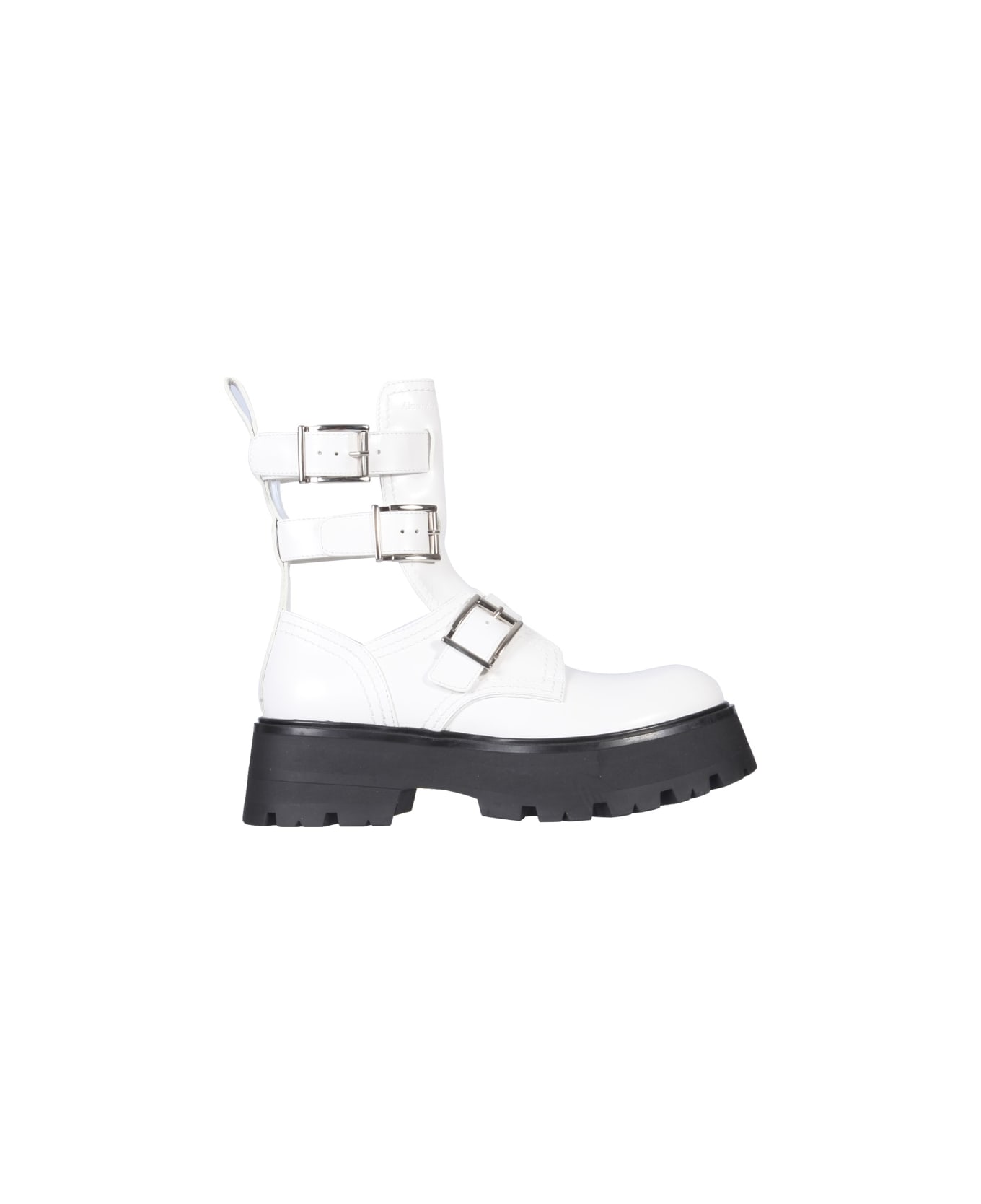 Alexander McQueen Rave Boots - WHITE