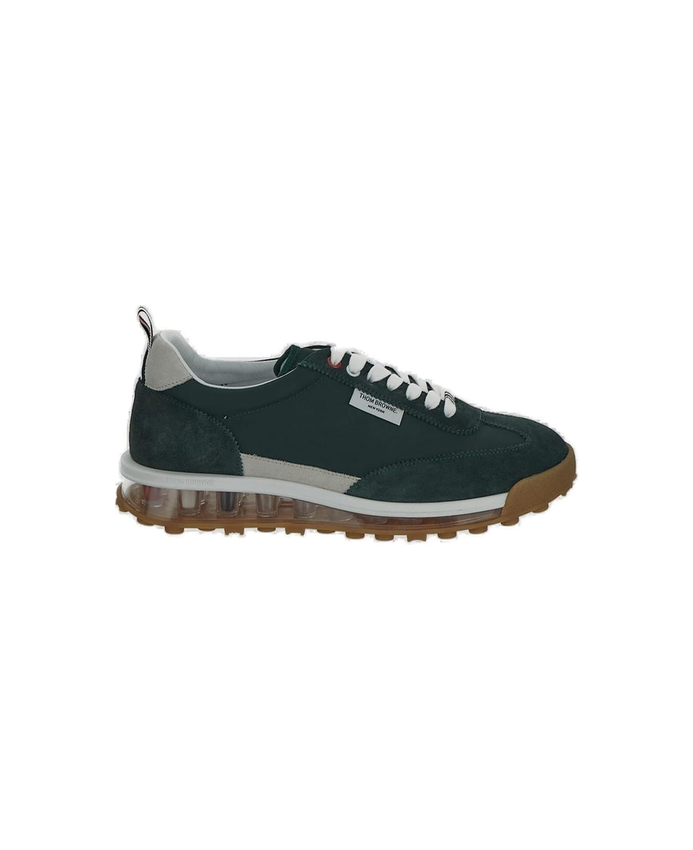 Thom Browne Translucentsole Laceup Sneakers - GREEN