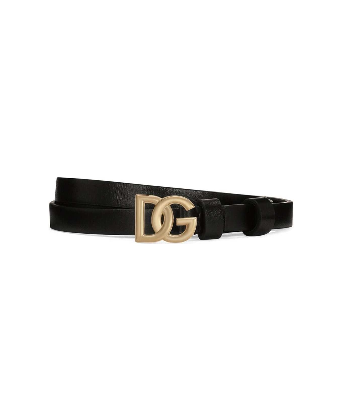 Dolce & Gabbana 10mm Dg Logo - Black
