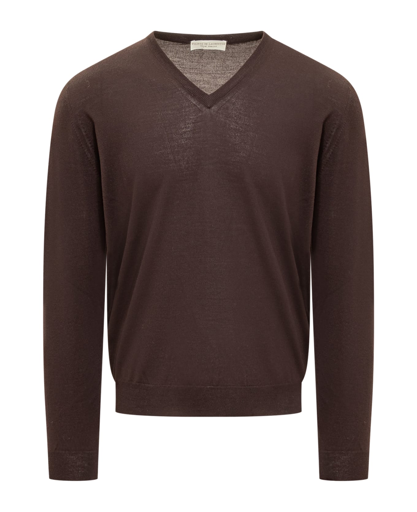 Filippo De Laurentiis Royal Sweater - Tee Shirt Sl1601 Noir