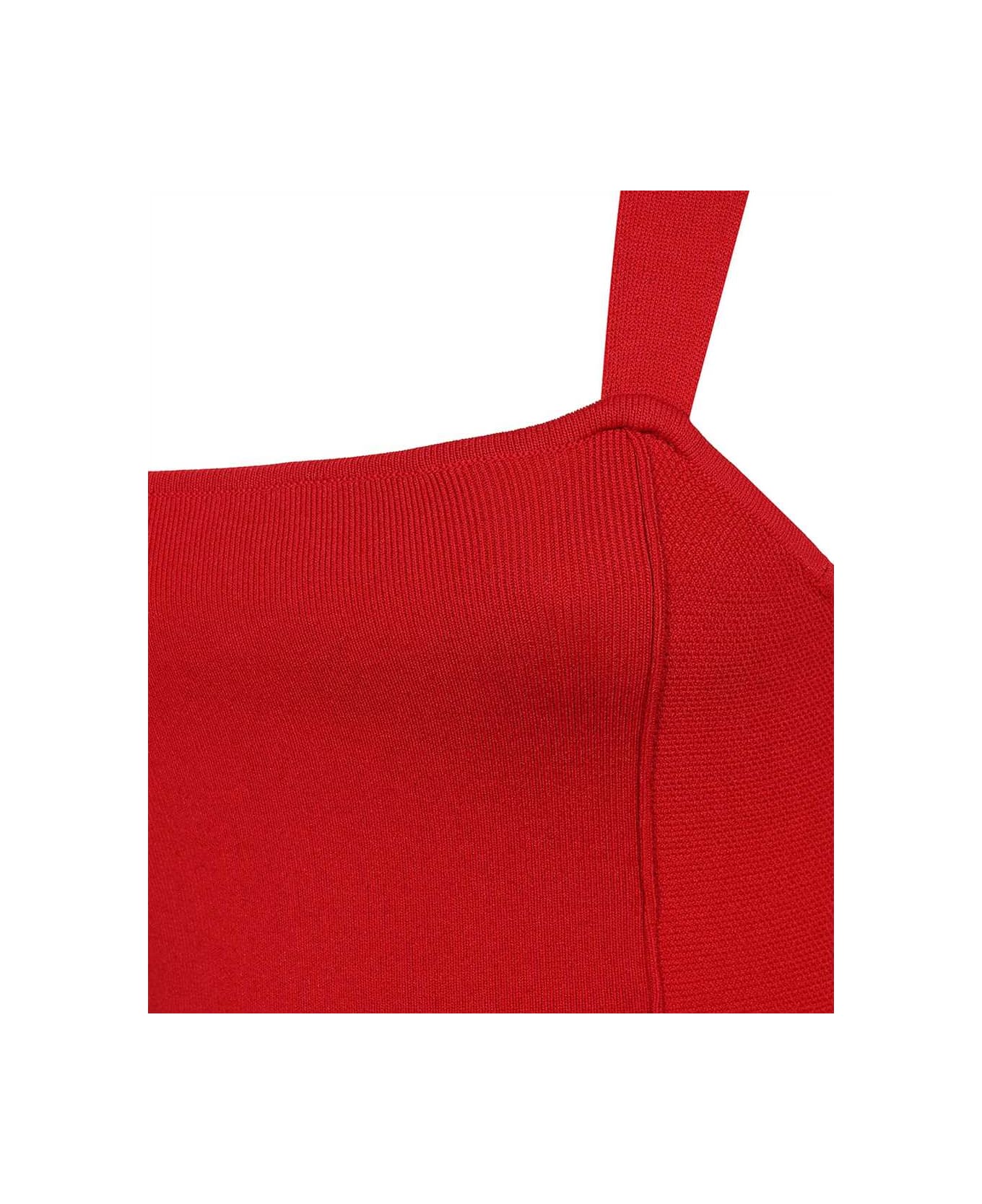 John Richmond Jersey Sheath Dress - red