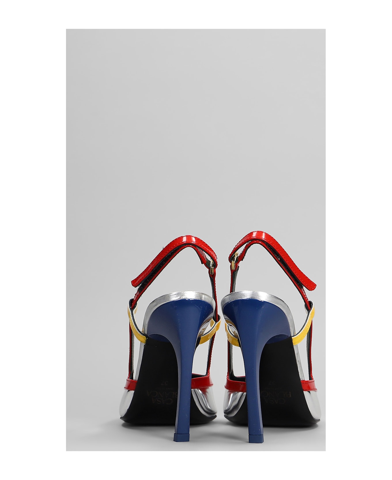 Casablanca Pumps In Multicolor Leather - multicolor