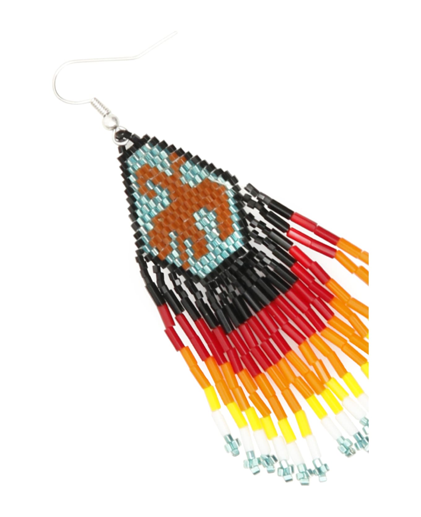 Jessie Western Rh Earrings - BLUE (Orange)