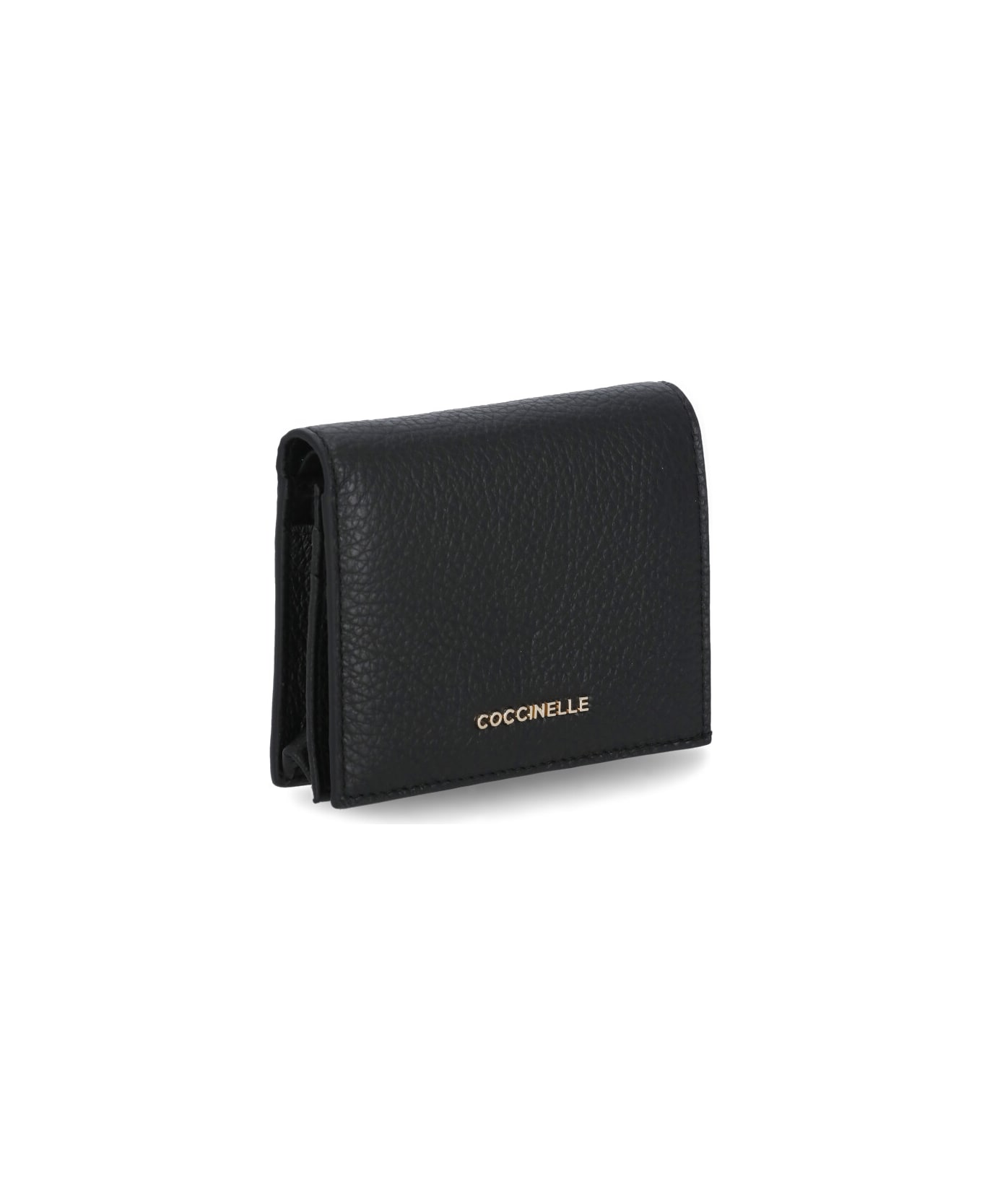 Coccinelle Metallic Soft Wallet - Black