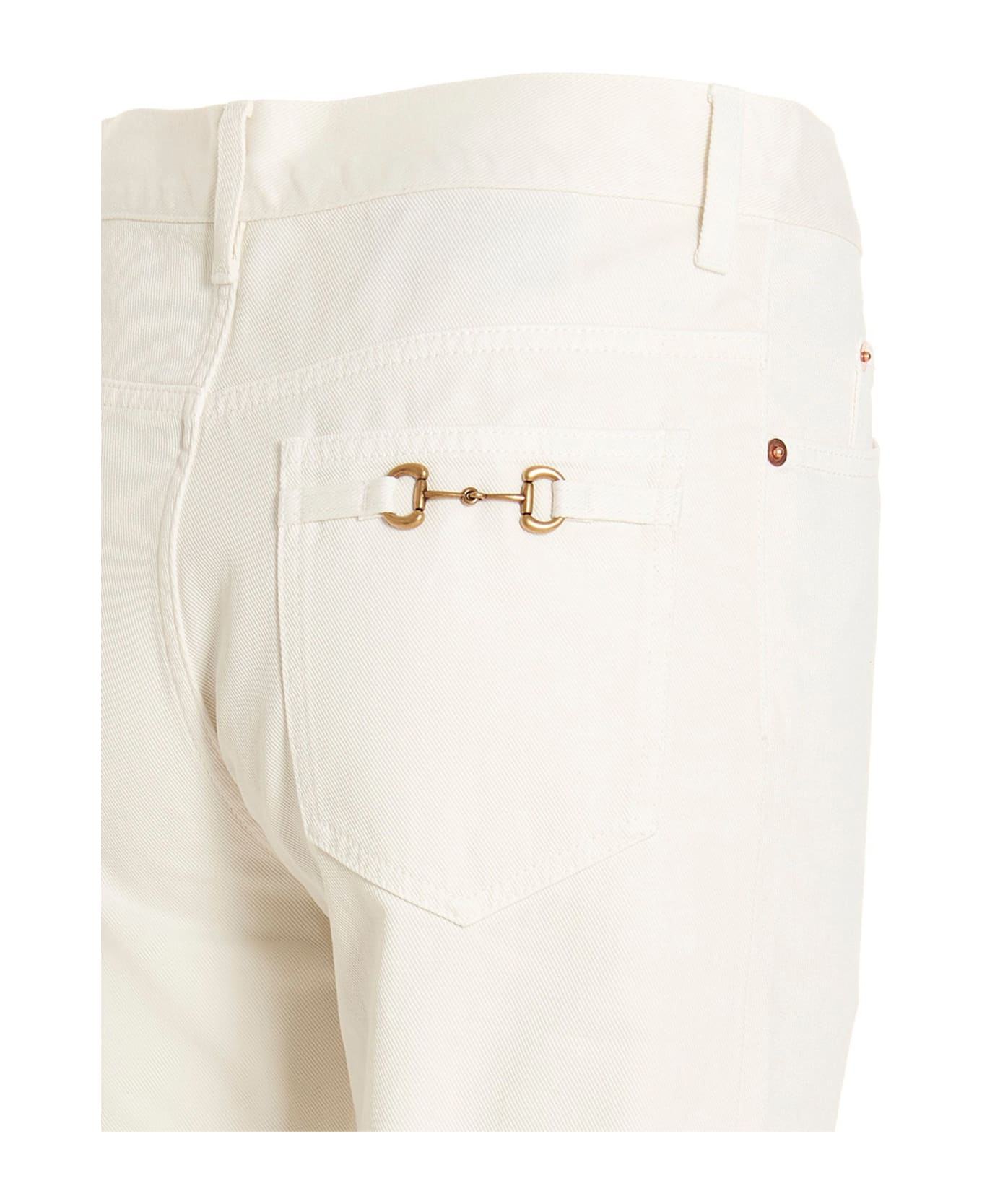 Gucci Morsetto Jeans - White