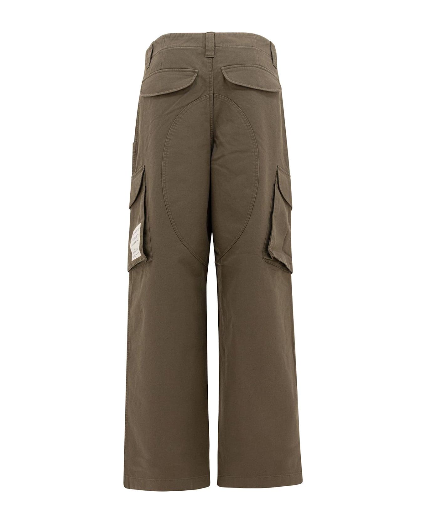 Acne Studios Logo-patch Cargo Pants - Green