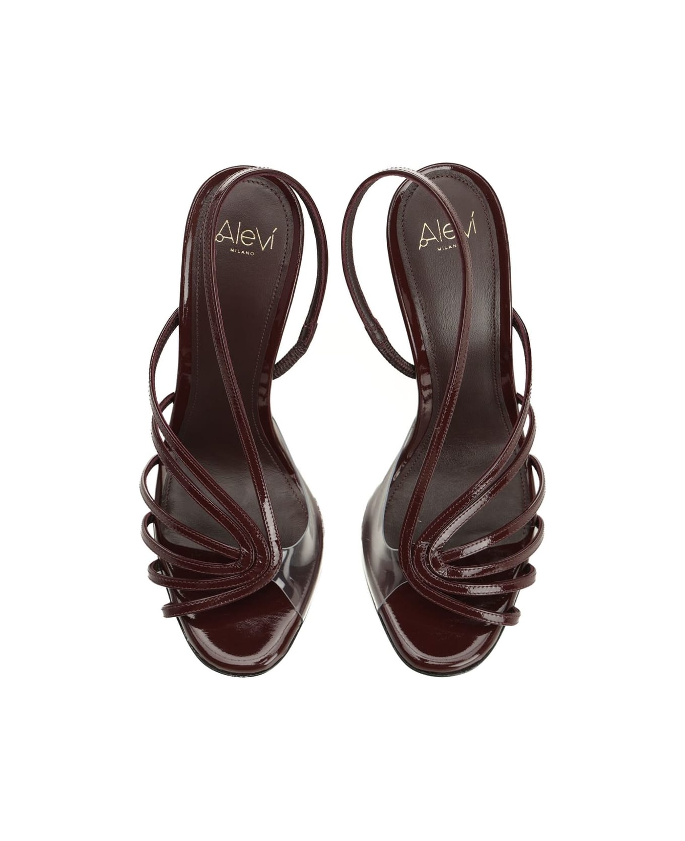 Alevì Merlot Leather Sandal - Bordeaux