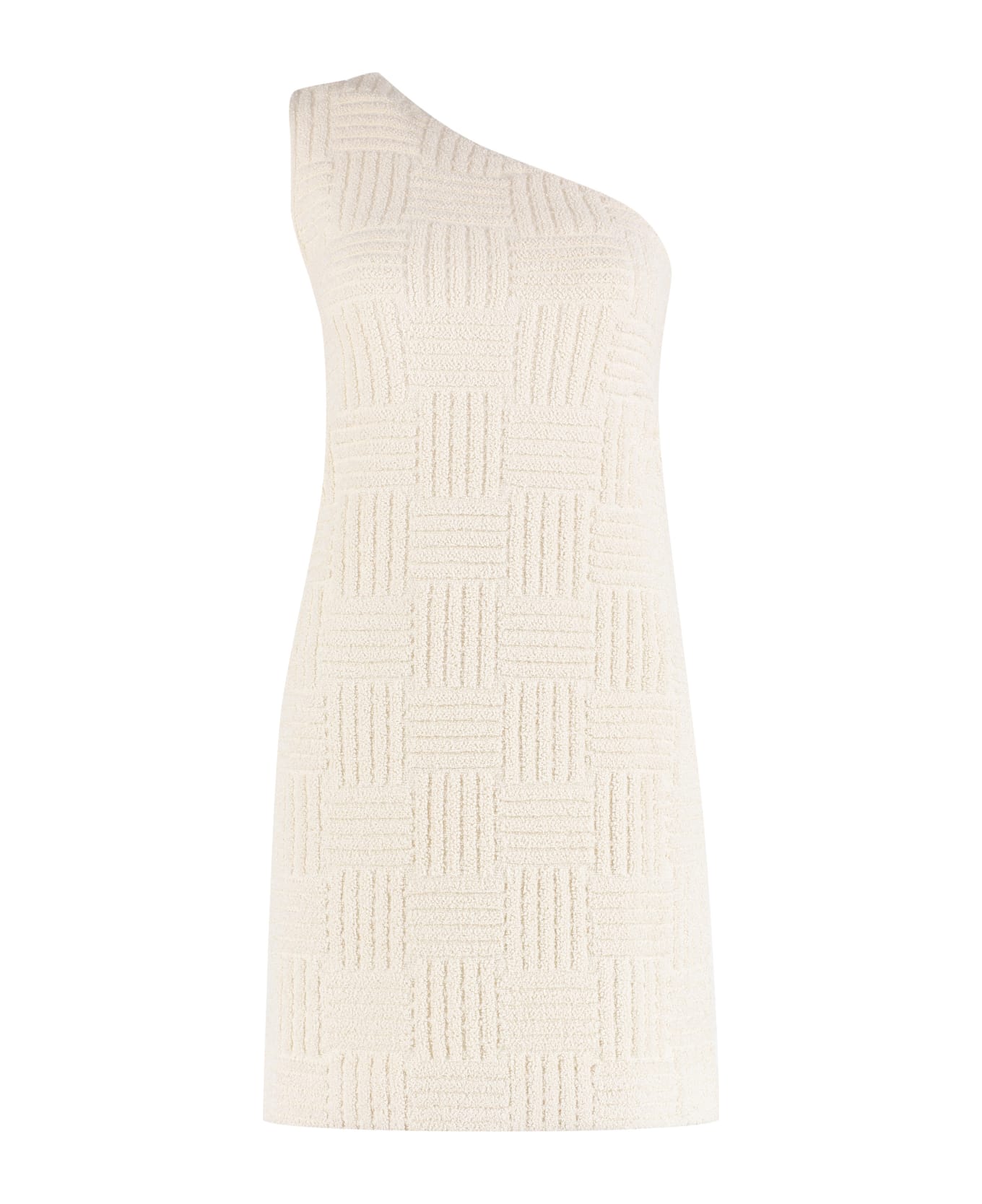 Bottega Veneta Jacquard Knit Mini-dress - Ivory