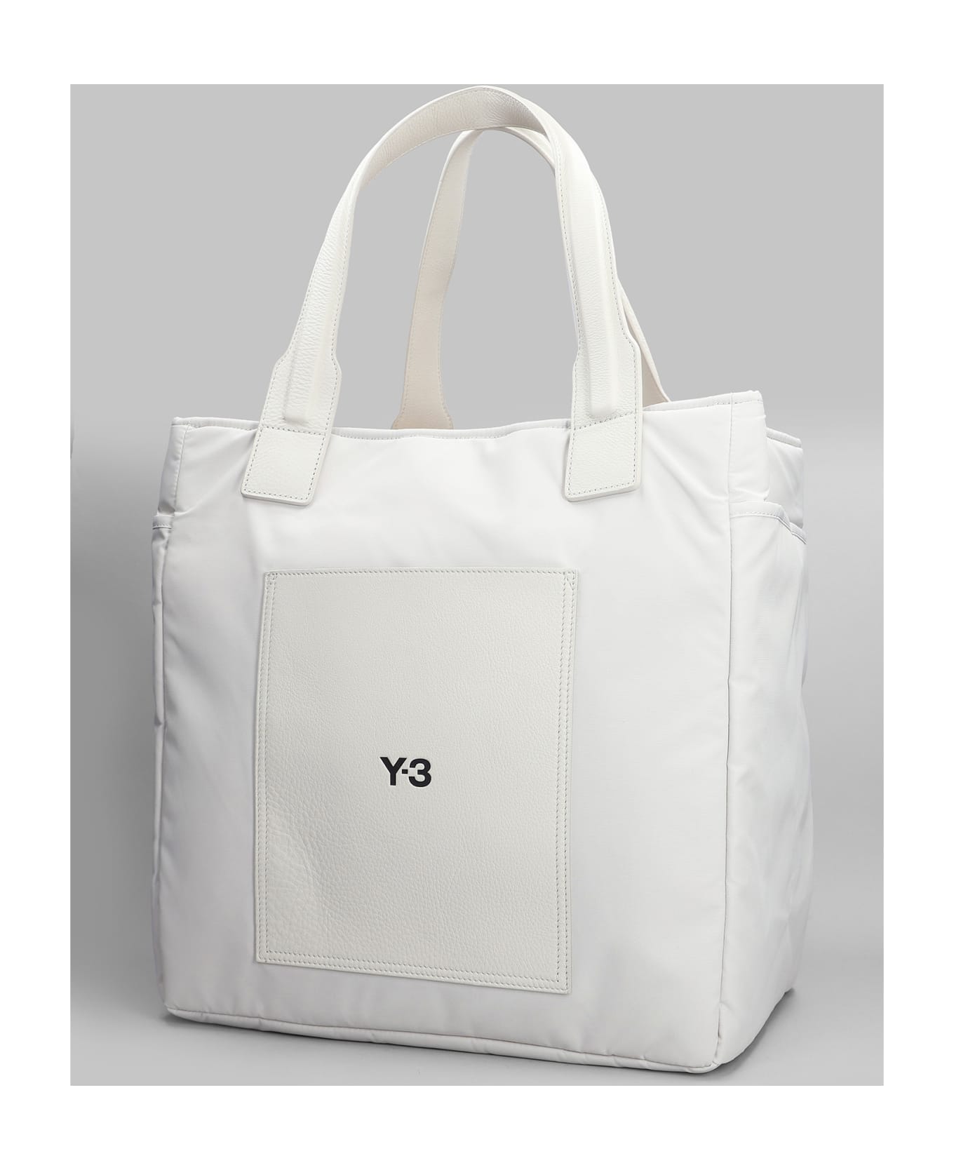 Y-3 Tote In Grey Polyamide - grey トートバッグ
