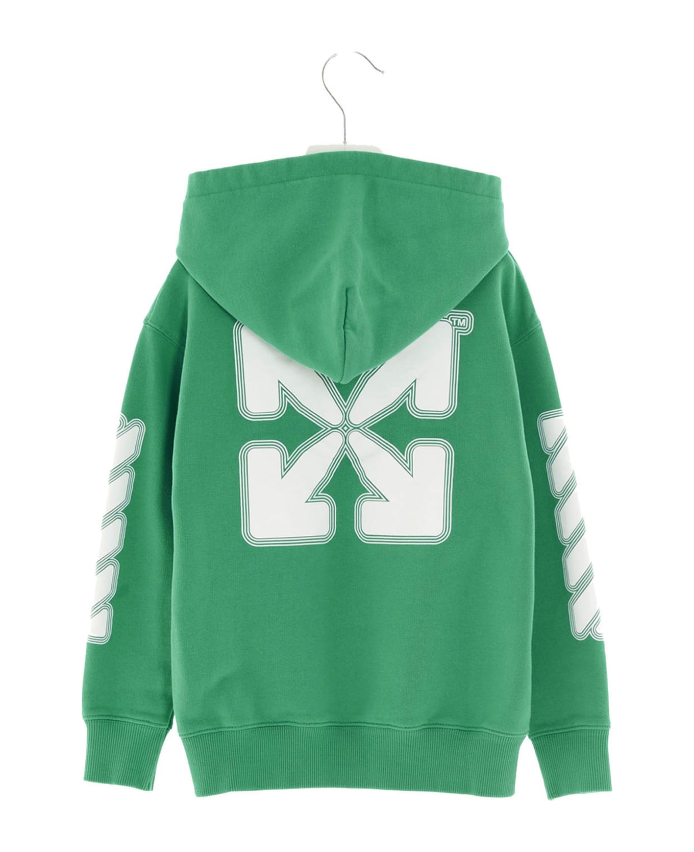 Off-White 'off Glow' Hoodie - Green