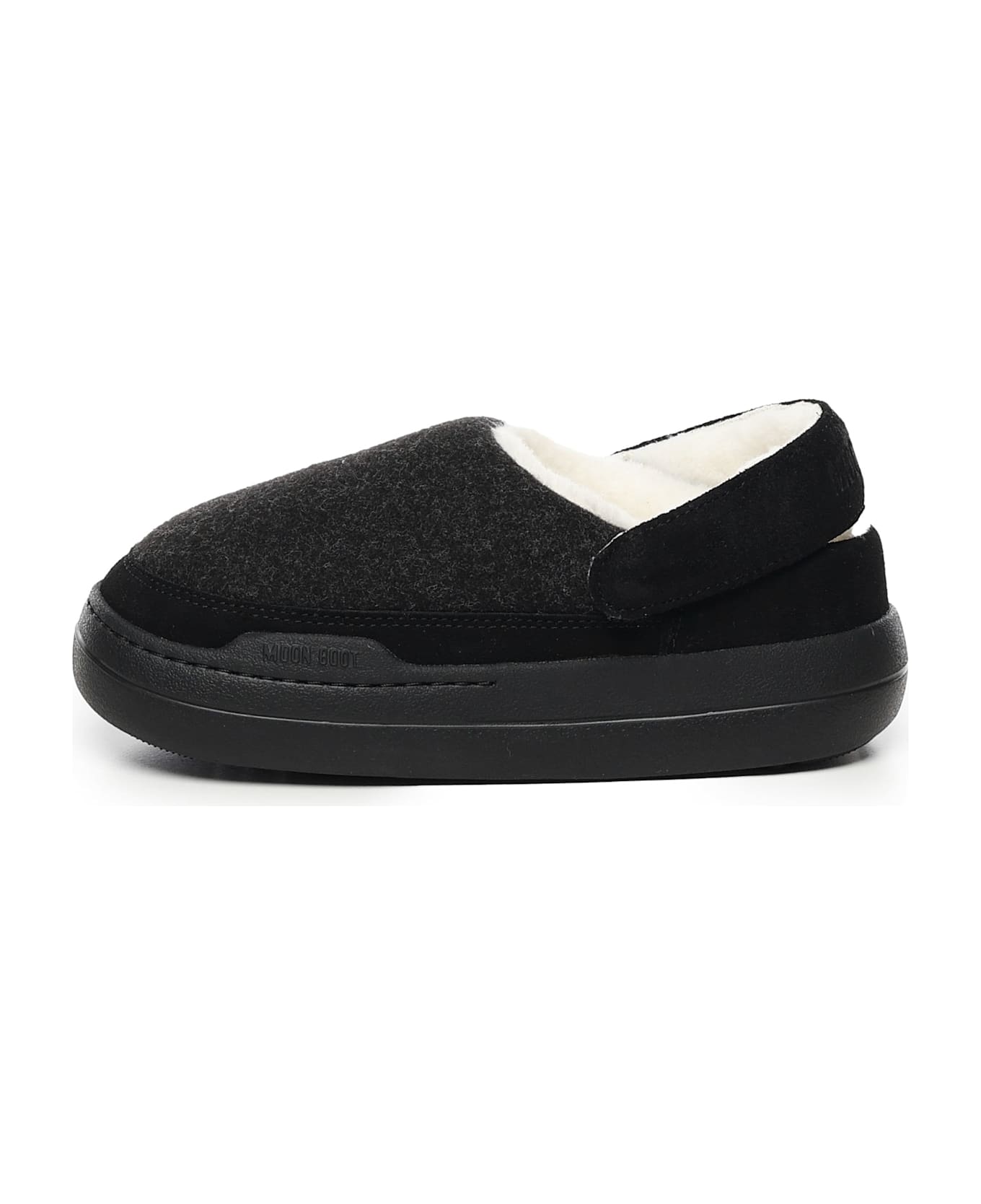 Moon Boot Mb Park Clog Felt - Black