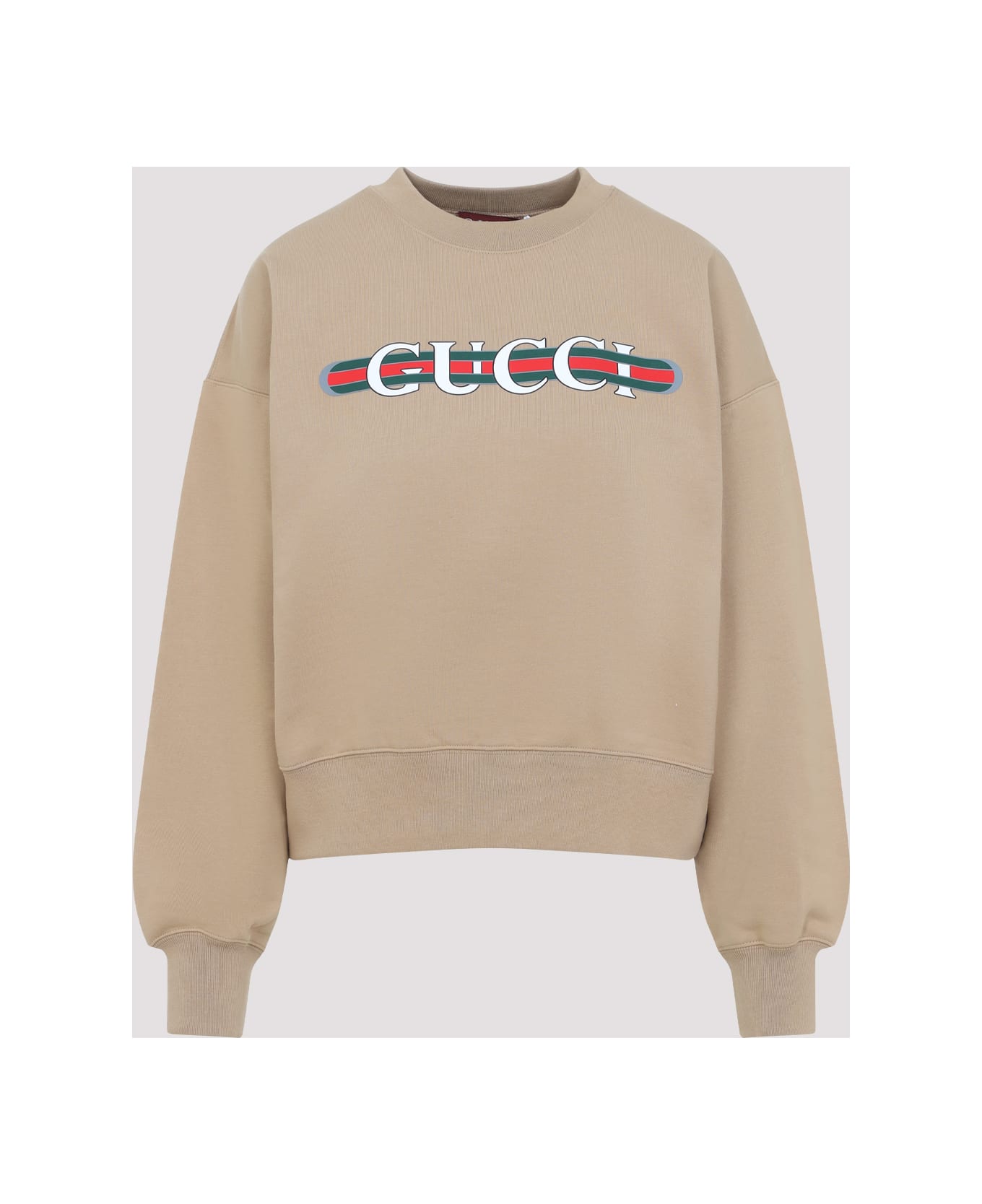 Gucci Logo Sweatshirt - Camel Mc