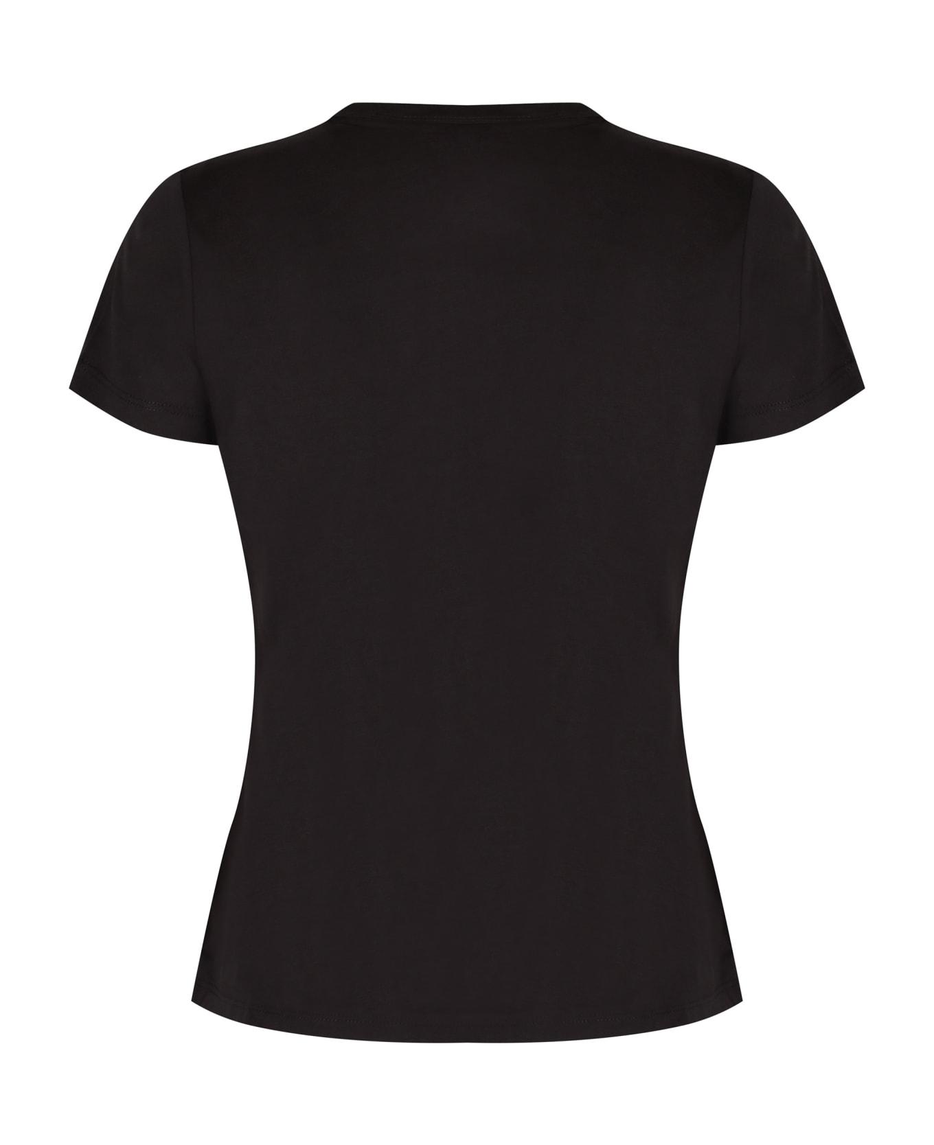 Calvin Klein Logo Cotton T-shirt - Black