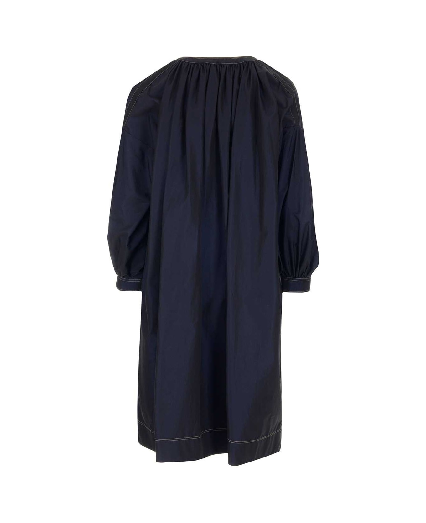 Givenchy Button Detailed Midi Dress - BLUE