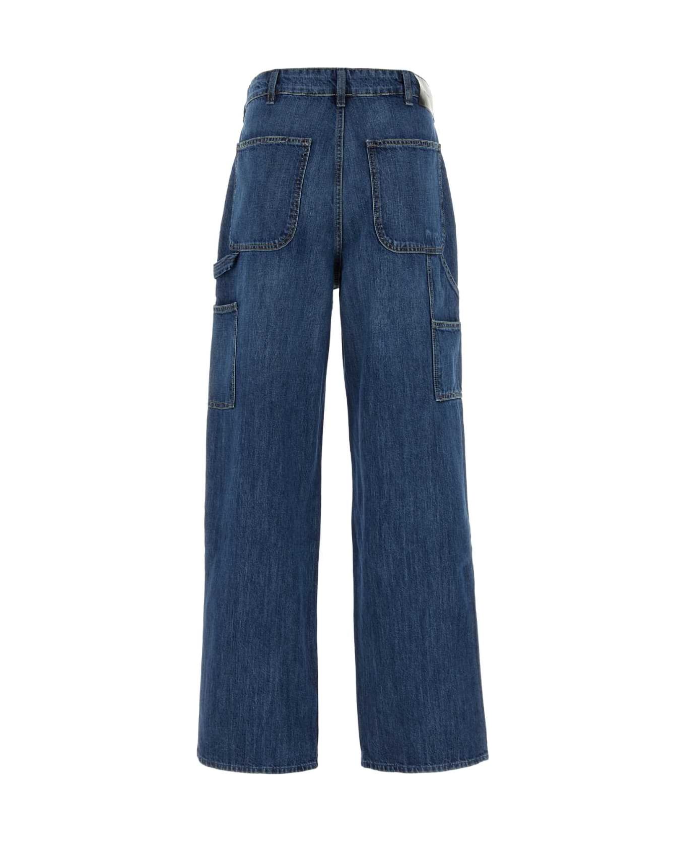 Our Legacy Denim Wide-leg Trade Jeans - BLUE