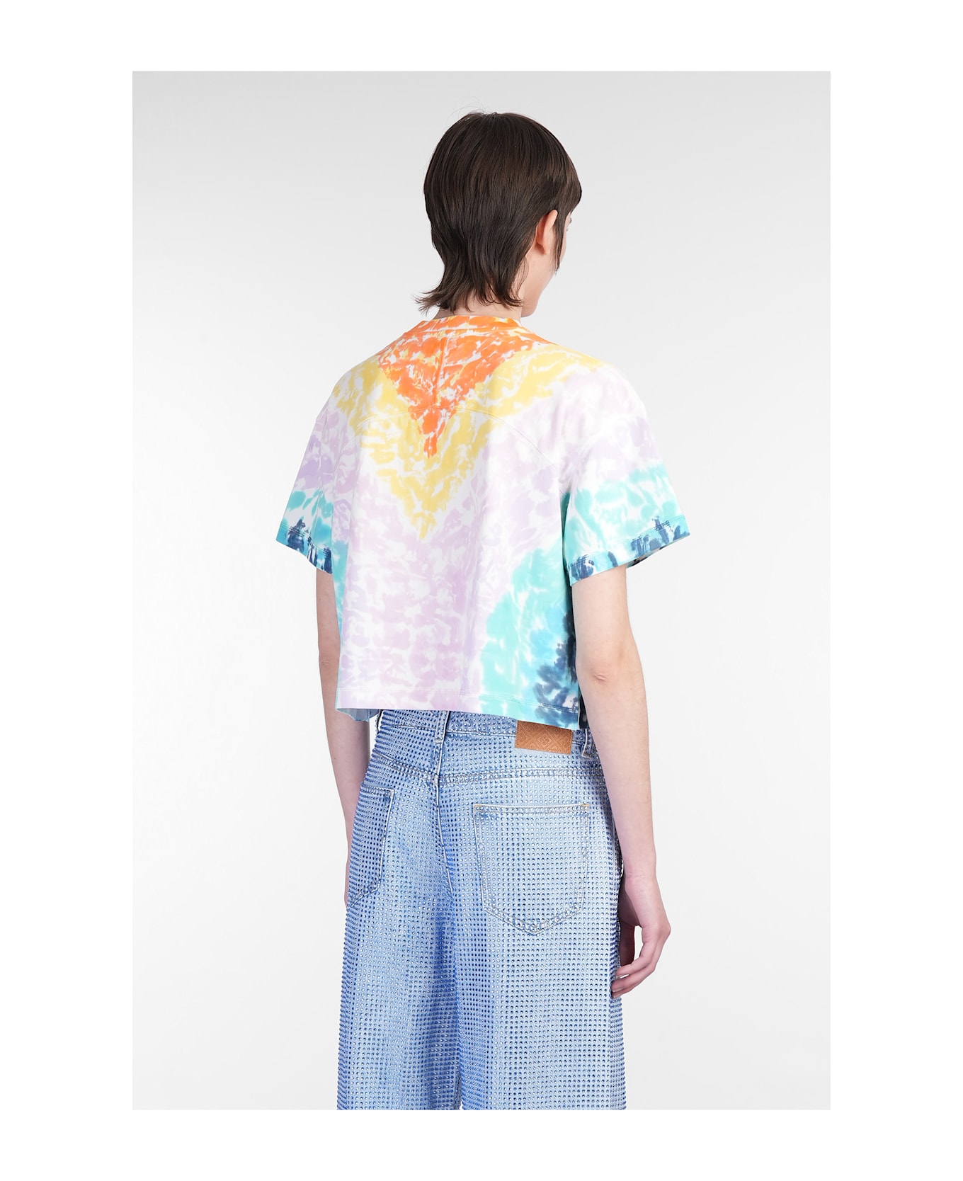 Casablanca T-shirt In Multicolor Cotton - multicolor