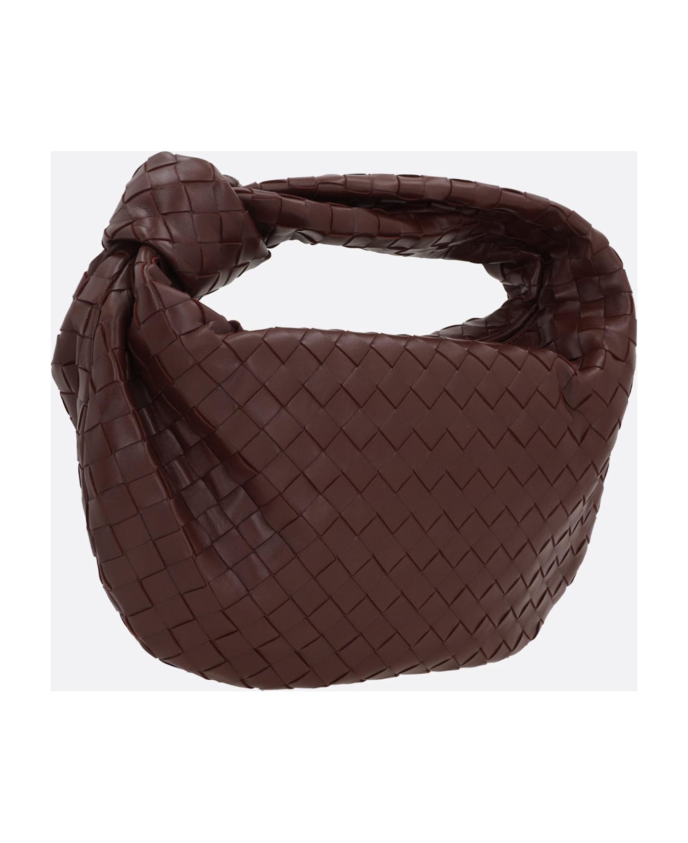 Bottega Veneta Jodie Teen Handbag In Intrecciato Nappa - BROWN