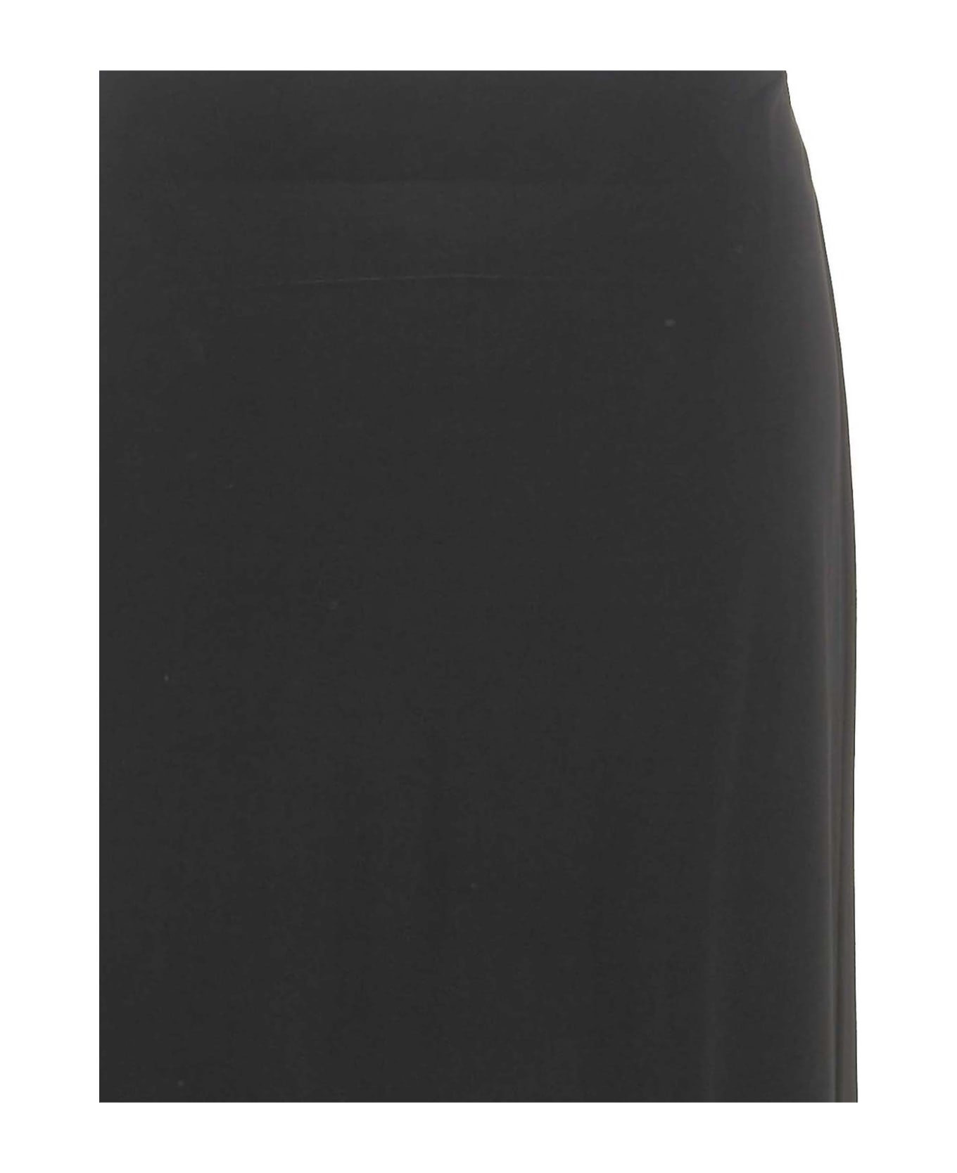 Magda Butrym Asymmetrical Long Skirt - Black  