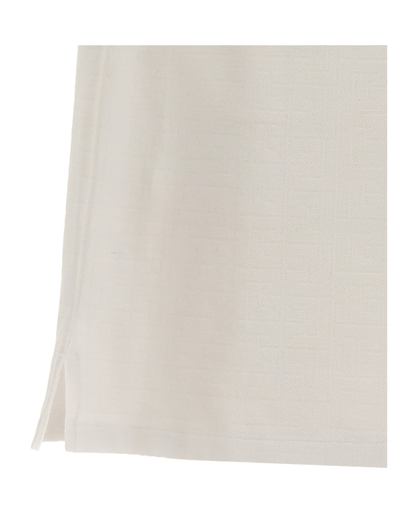 Balmain 
monogram
 Polo Shirt - White