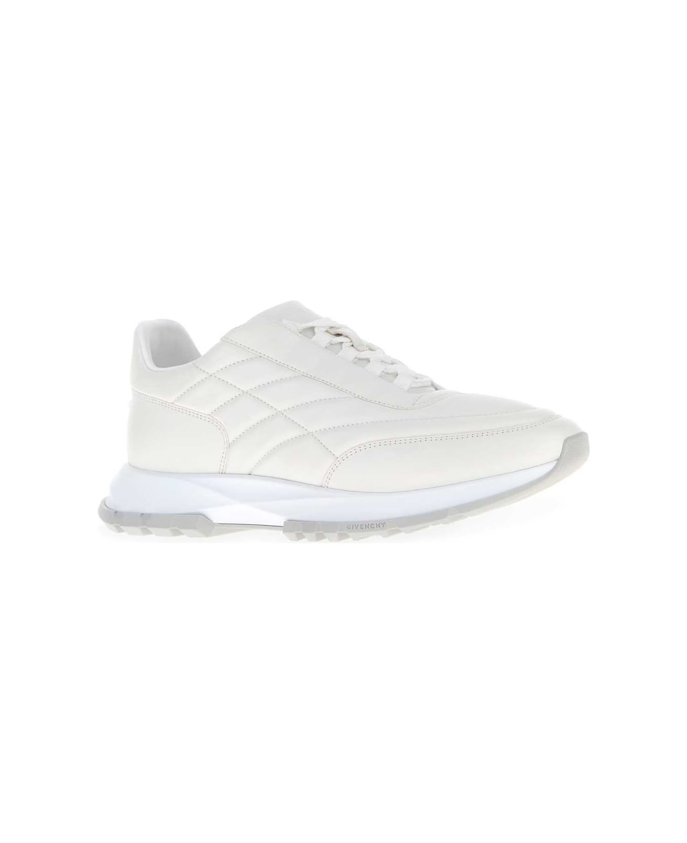 Givenchy White Leather Trainers Sneakers - White