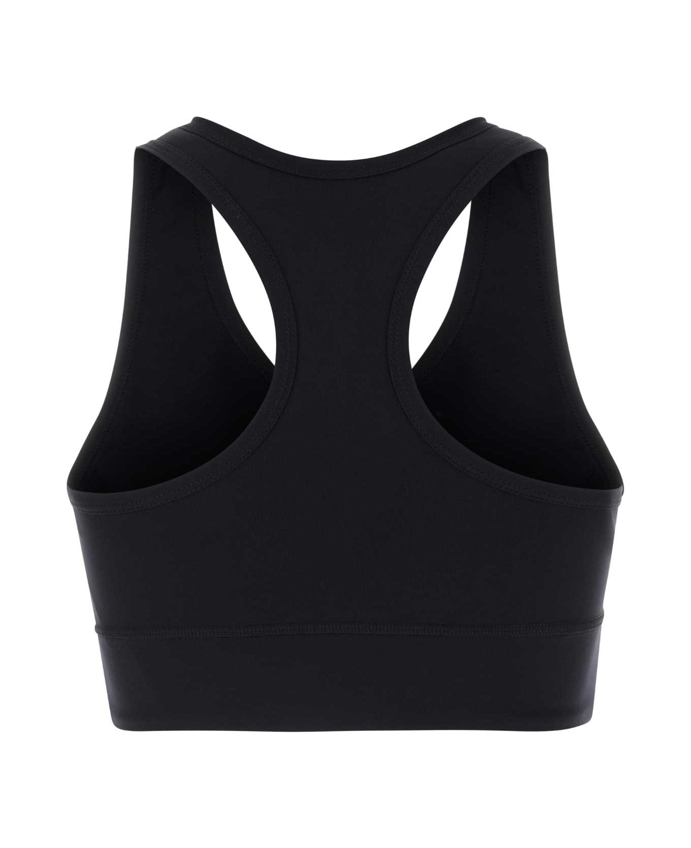 Balenciaga Black Stretch Nylon Crop-top - BLACKREFLECTIVE