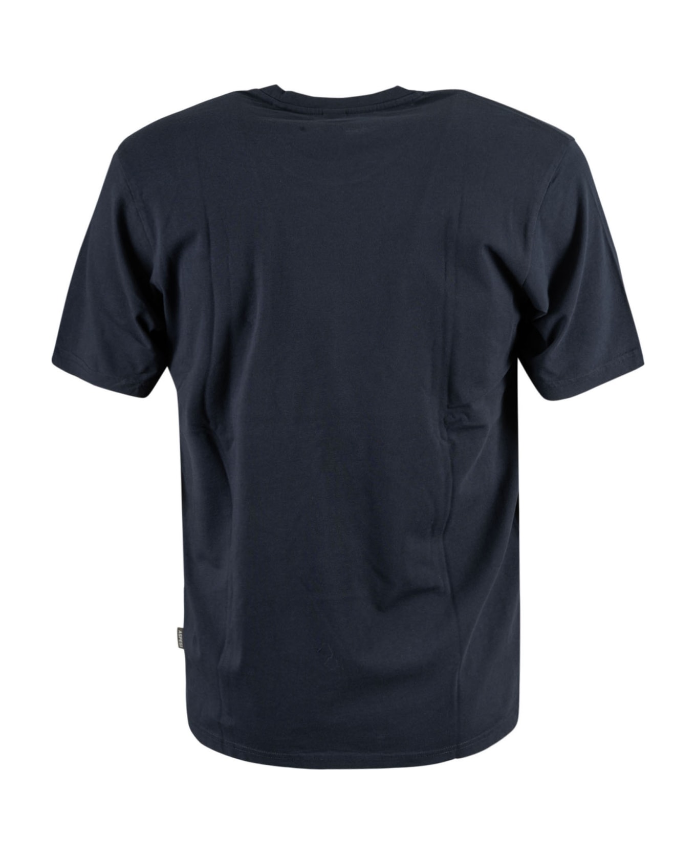 Aspesi Regular Fit Patched Pocket T-shirt - Blu navy シャツ