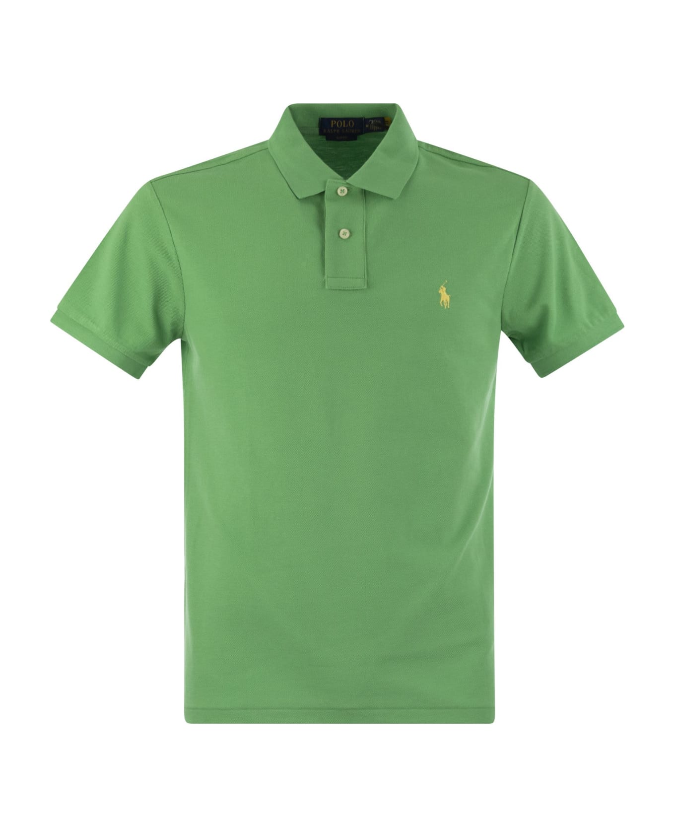 Polo Ralph Lauren Slim-fit Pique Polo Shirt - Verde