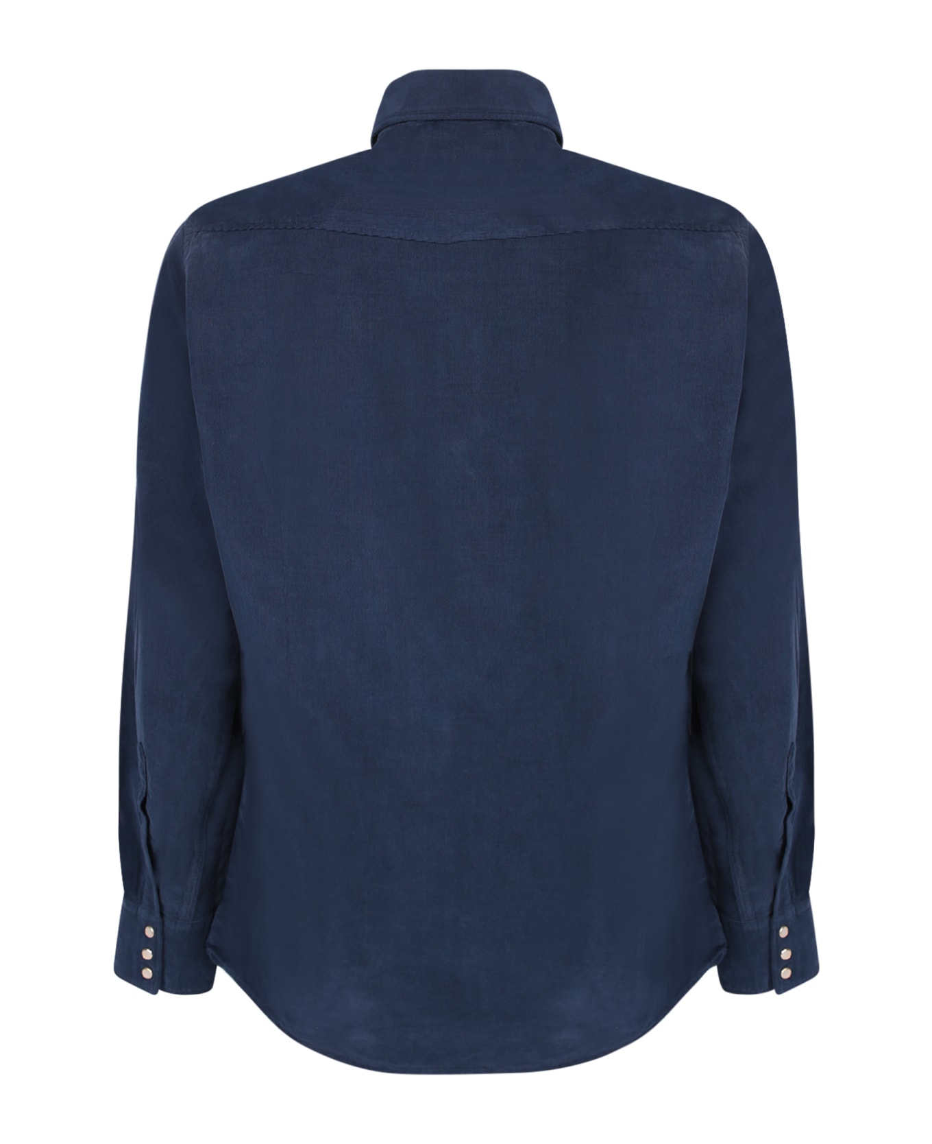 Lardini Cotton Blue Shirt - Blue