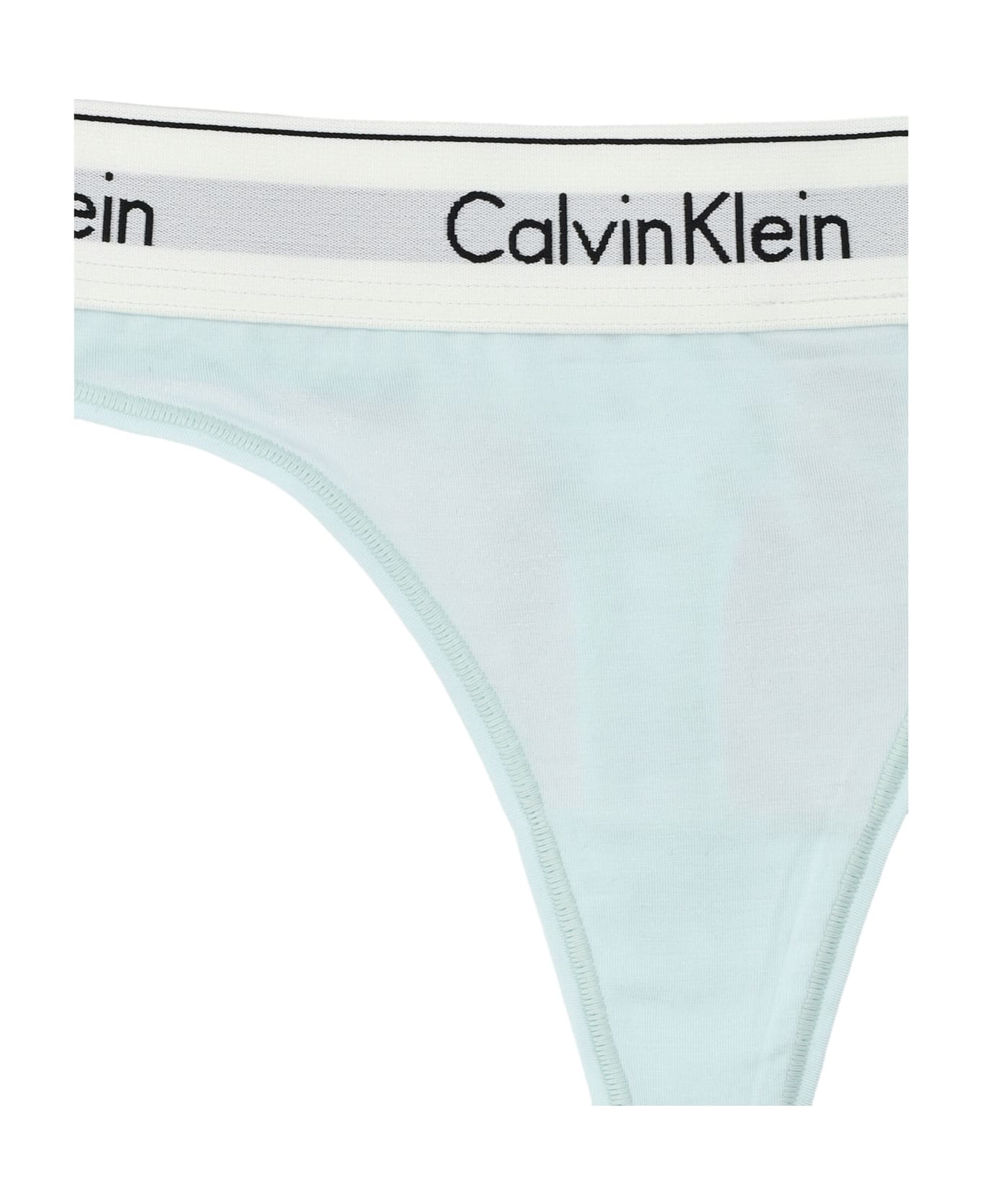 Calvin Klein Signature Thong - LIGHT BLUE