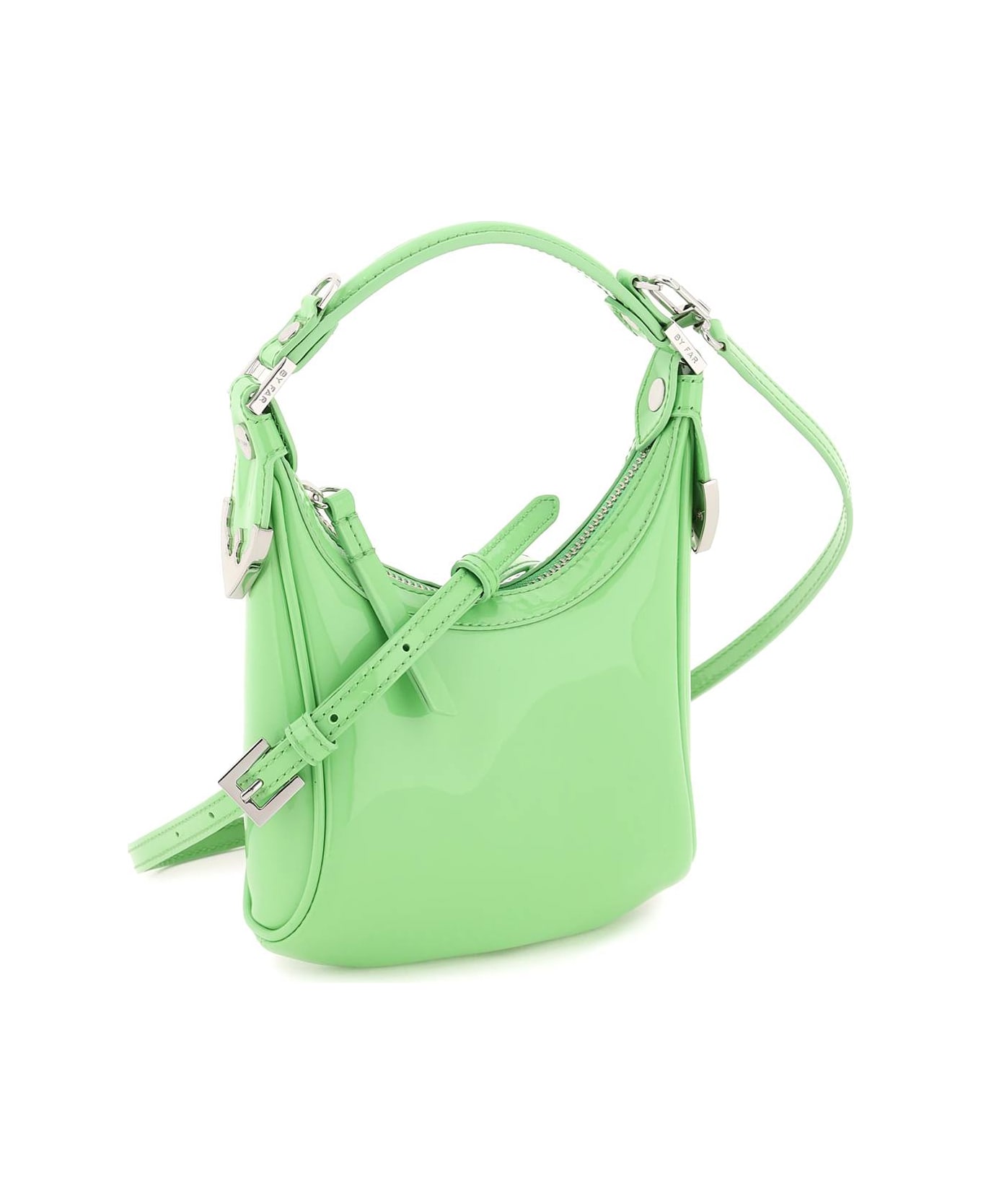 BY FAR Patent Leather 'cosmo' Bag - FRESH GREEN (Green)